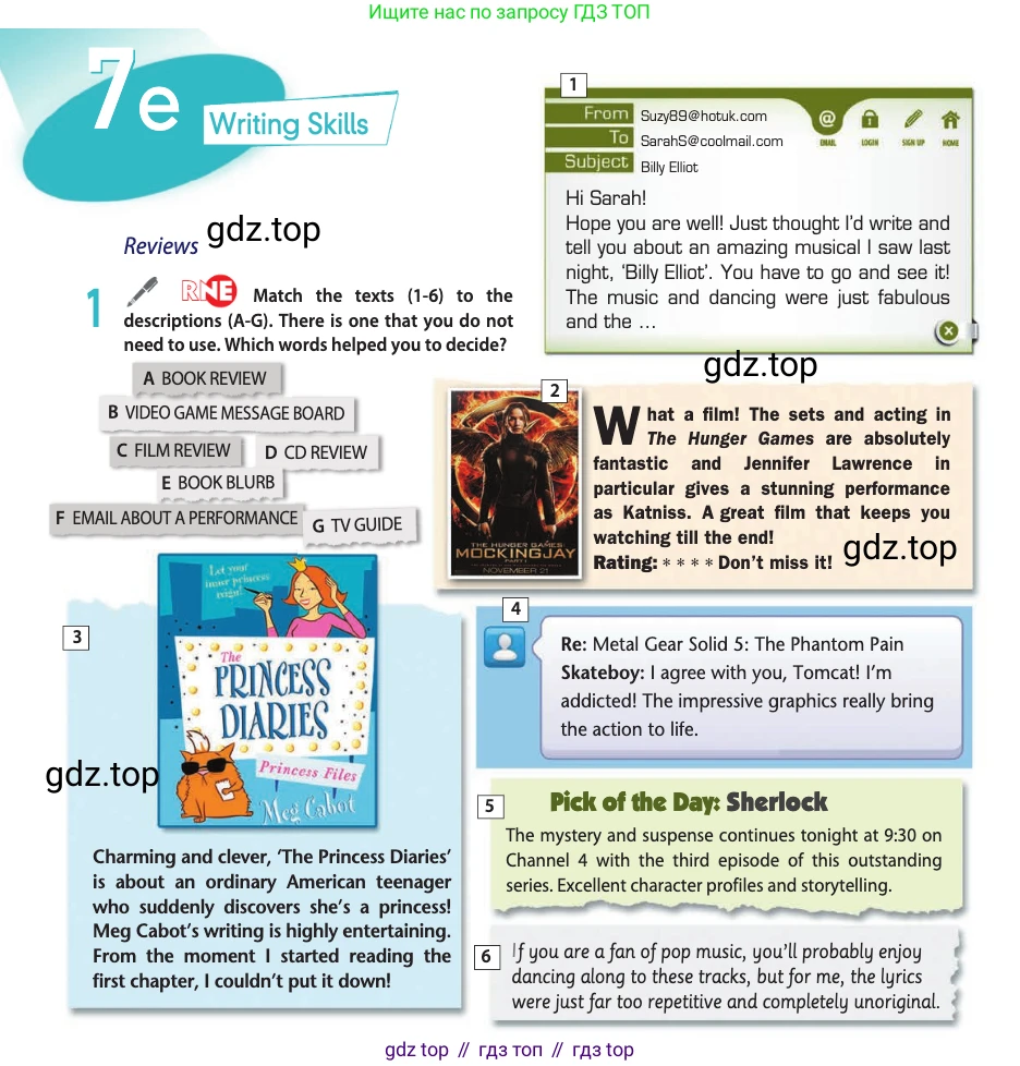 Английский язык (english), 10 класс Учебник (Student's book), авторы: Афанасьева Ольга Васильевна (Afanasyeva Olga), Дули Дженни (Dooley Jenny), Михеева Ирина Владимировна (Mikheeva Irina), Оби Боб (Obee Bob), Эванс Вирджиния (Evans Virginia), издательство Просвещение, Москва, 2019, красного цвета, страница 130, номер 1, Условие