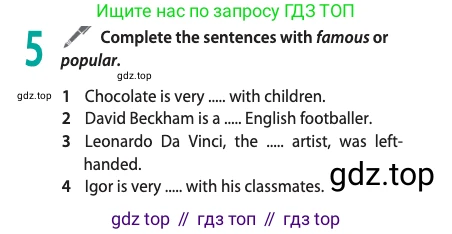 Английский язык (english), 10 класс Учебник (Student's book), авторы: Афанасьева Ольга Васильевна (Afanasyeva Olga), Дули Дженни (Dooley Jenny), Михеева Ирина Владимировна (Mikheeva Irina), Оби Боб (Obee Bob), Эванс Вирджиния (Evans Virginia), издательство Просвещение, Москва, 2019, красного цвета, страница 133, номер 5, Условие