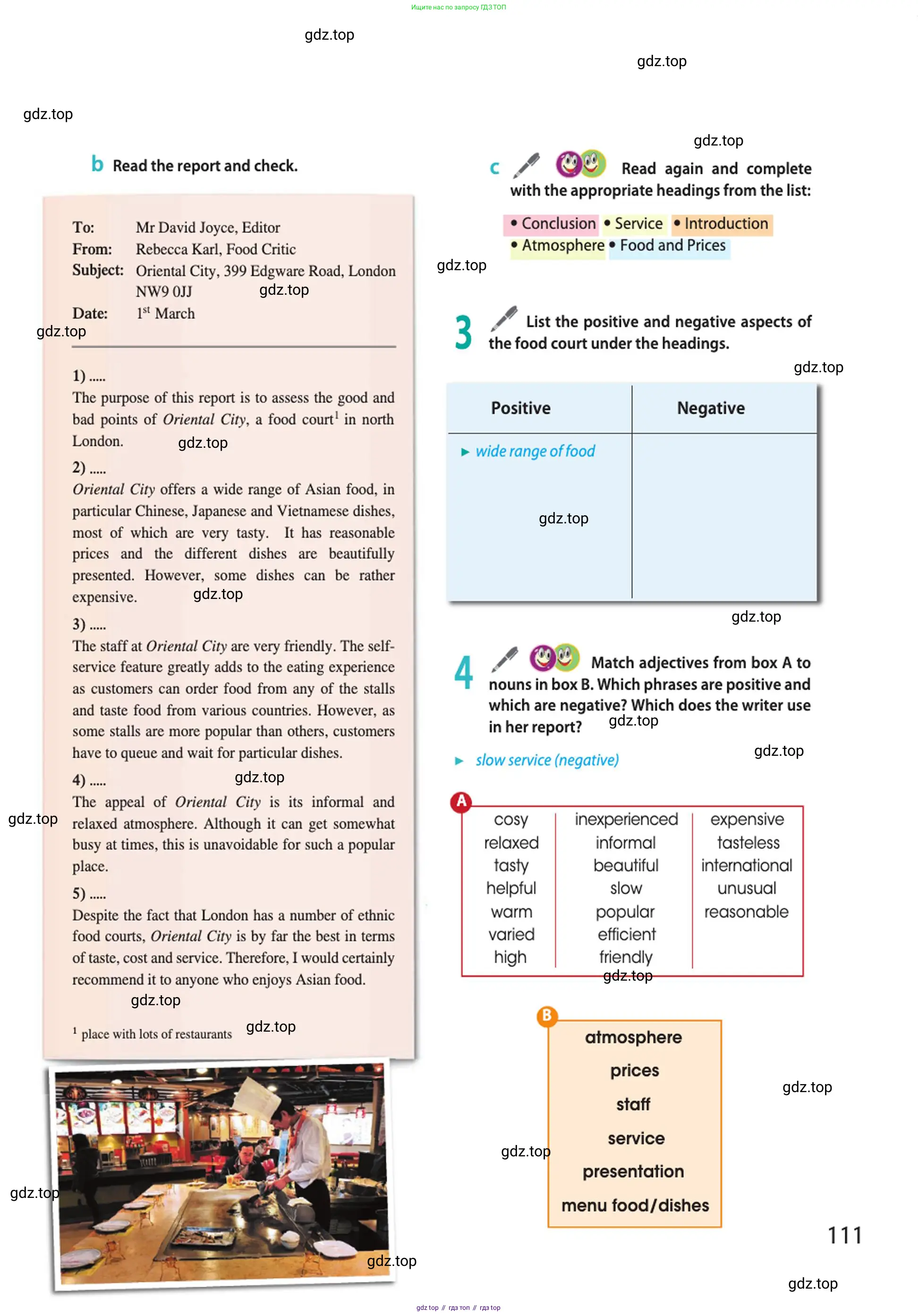 Английский язык (english), 10 класс Учебник (Student's book), авторы: Афанасьева Ольга Васильевна (Afanasyeva Olga), Дули Дженни (Dooley Jenny), Михеева Ирина Владимировна (Mikheeva Irina), Оби Боб (Obee Bob), Эванс Вирджиния (Evans Virginia), издательство Просвещение, Москва, 2019, красного цвета, страница 111