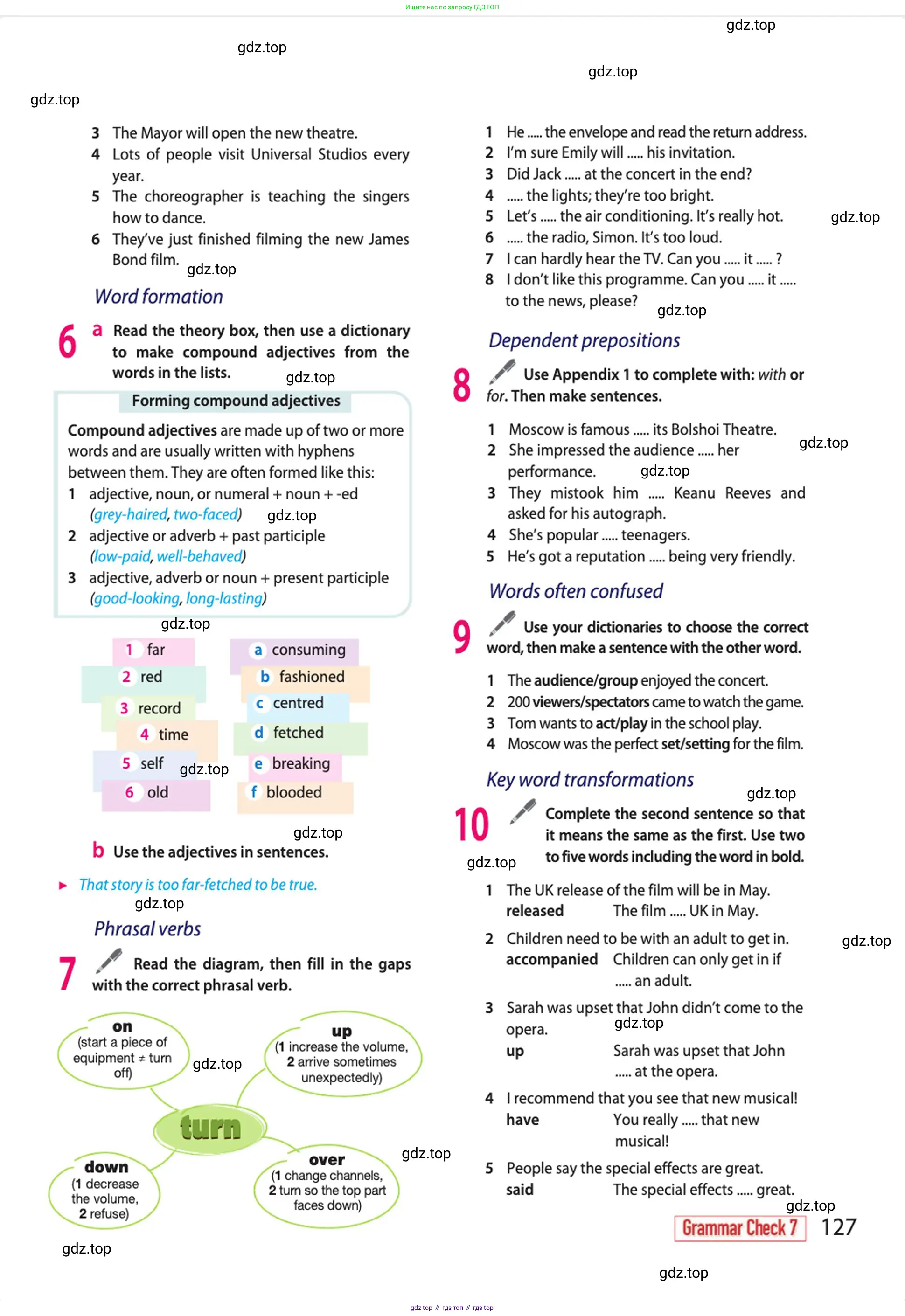 Английский язык (english), 10 класс Учебник (Student's book), авторы: Афанасьева Ольга Васильевна (Afanasyeva Olga), Дули Дженни (Dooley Jenny), Михеева Ирина Владимировна (Mikheeva Irina), Оби Боб (Obee Bob), Эванс Вирджиния (Evans Virginia), издательство Просвещение, Москва, 2019, красного цвета, страница 127