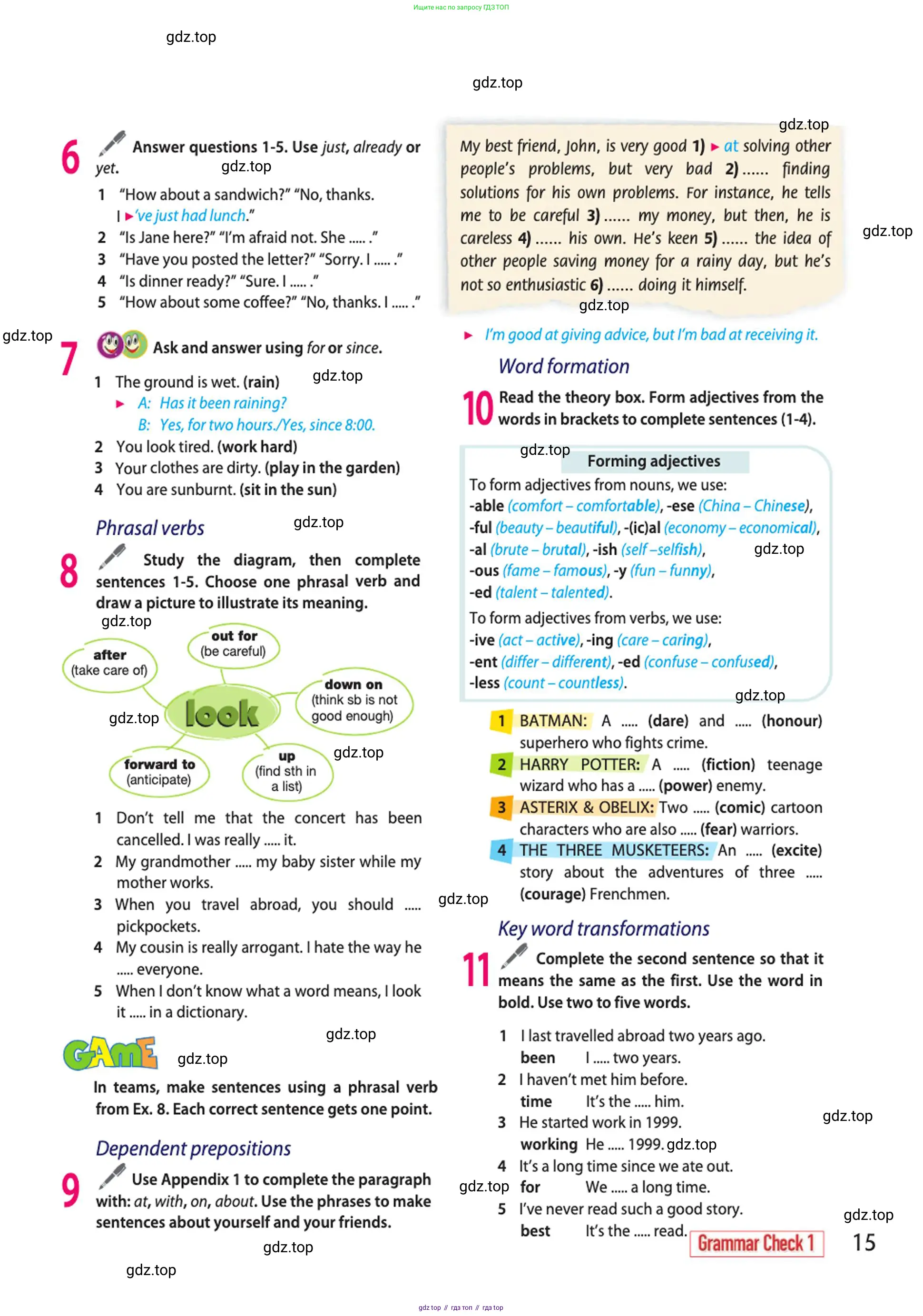 Английский язык (english), 10 класс Учебник (Student's book), авторы: Афанасьева Ольга Васильевна (Afanasyeva Olga), Дули Дженни (Dooley Jenny), Михеева Ирина Владимировна (Mikheeva Irina), Оби Боб (Obee Bob), Эванс Вирджиния (Evans Virginia), издательство Просвещение, Москва, 2019, красного цвета, страница 15