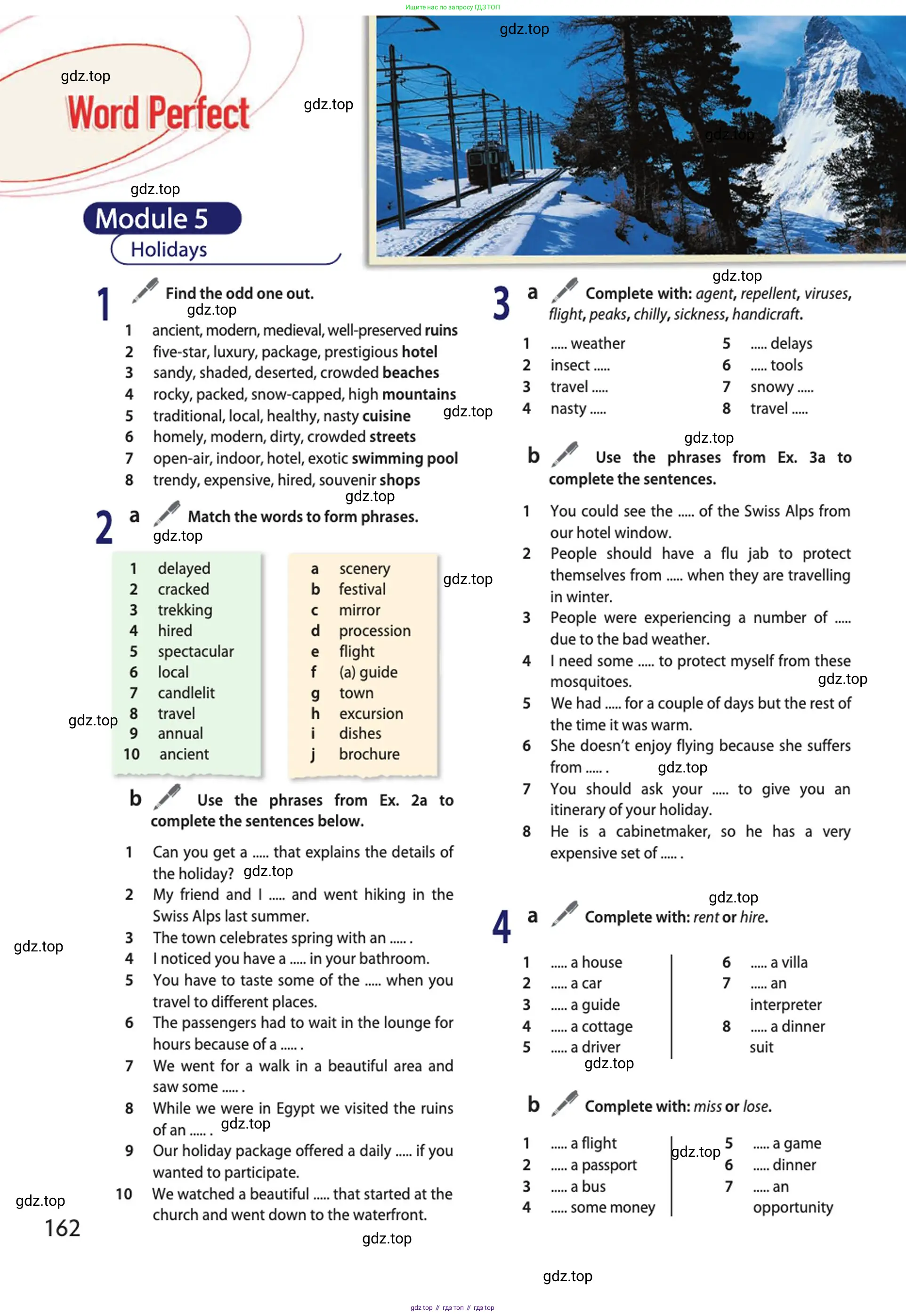 Английский язык (english), 10 класс Учебник (Student's book), авторы: Афанасьева Ольга Васильевна (Afanasyeva Olga), Дули Дженни (Dooley Jenny), Михеева Ирина Владимировна (Mikheeva Irina), Оби Боб (Obee Bob), Эванс Вирджиния (Evans Virginia), издательство Просвещение, Москва, 2019, красного цвета, страница 162
