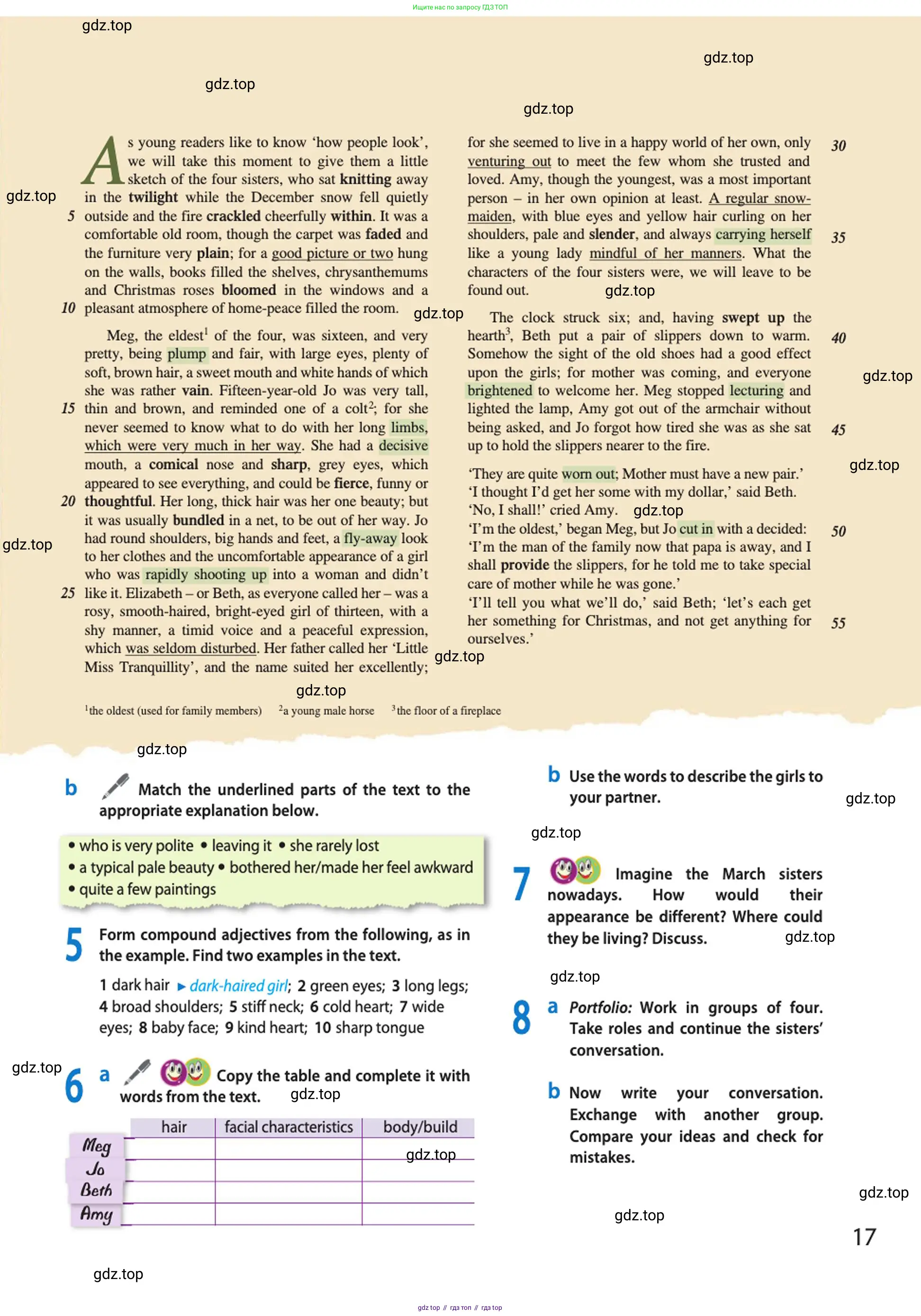 Английский язык (english), 10 класс Учебник (Student's book), авторы: Афанасьева Ольга Васильевна (Afanasyeva Olga), Дули Дженни (Dooley Jenny), Михеева Ирина Владимировна (Mikheeva Irina), Оби Боб (Obee Bob), Эванс Вирджиния (Evans Virginia), издательство Просвещение, Москва, 2019, красного цвета, страница 17