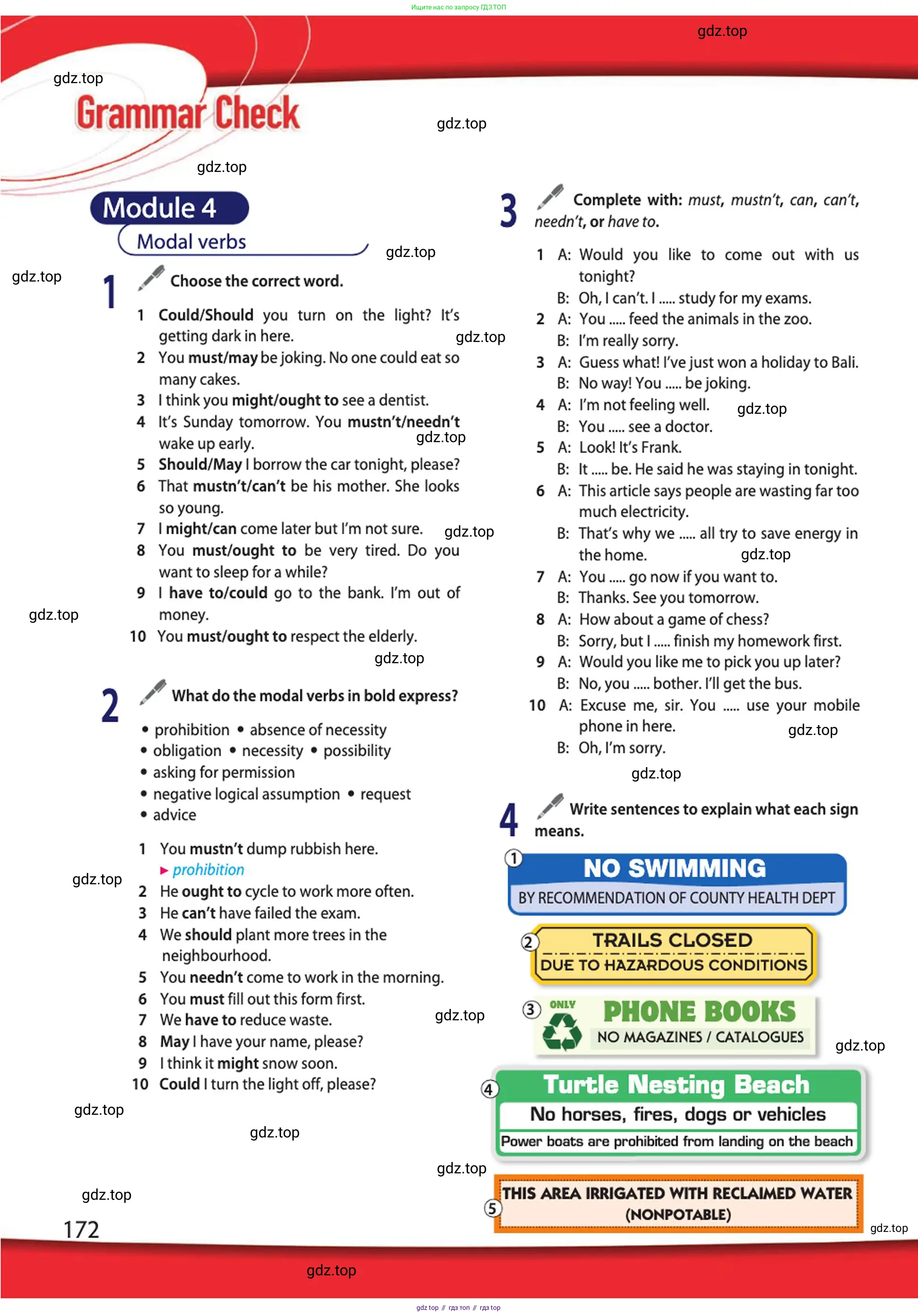Английский язык (english), 10 класс Учебник (Student's book), авторы: Афанасьева Ольга Васильевна (Afanasyeva Olga), Дули Дженни (Dooley Jenny), Михеева Ирина Владимировна (Mikheeva Irina), Оби Боб (Obee Bob), Эванс Вирджиния (Evans Virginia), издательство Просвещение, Москва, 2019, красного цвета, страница 172