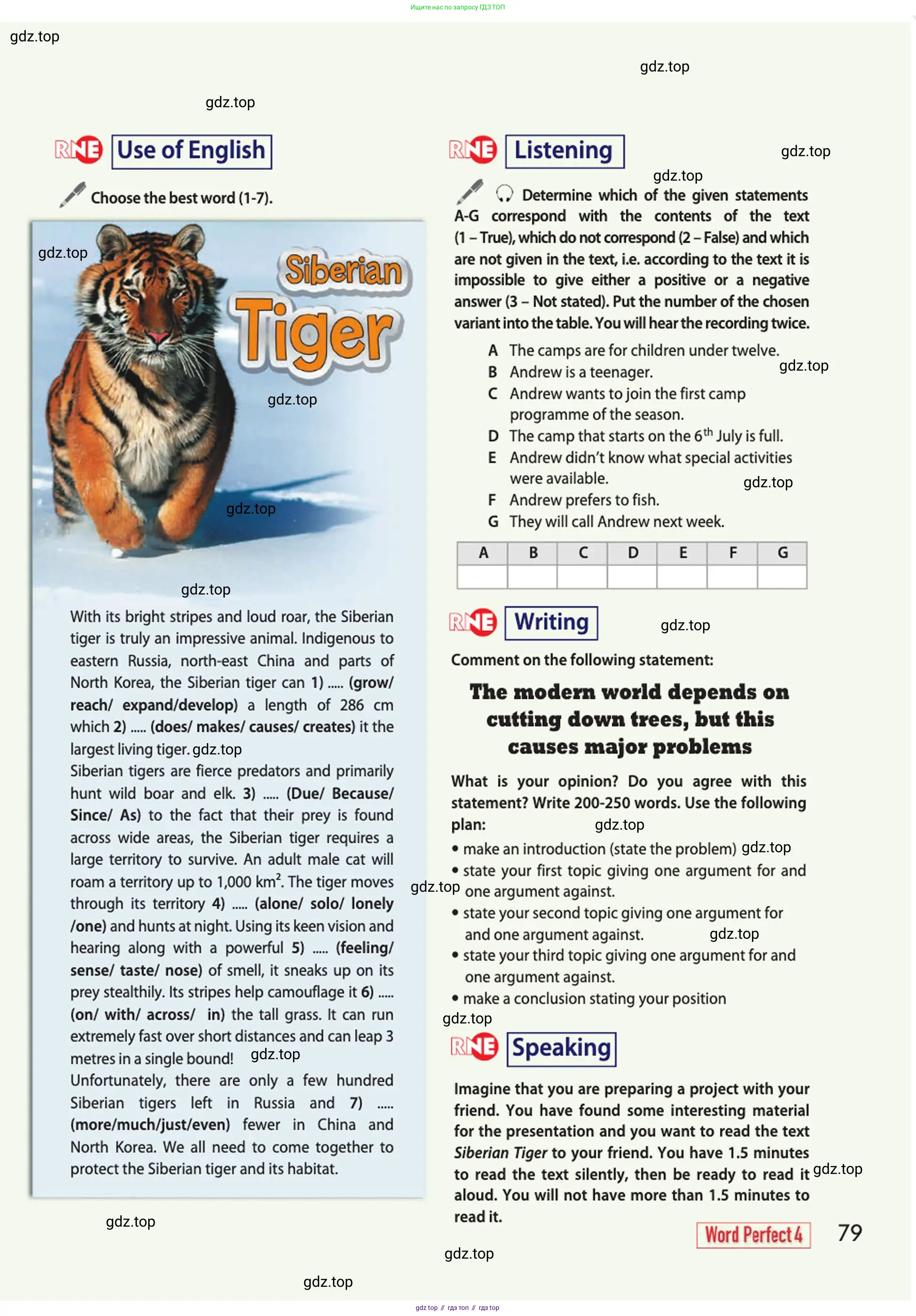 Английский язык (english), 10 класс Учебник (Student's book), авторы: Афанасьева Ольга Васильевна (Afanasyeva Olga), Дули Дженни (Dooley Jenny), Михеева Ирина Владимировна (Mikheeva Irina), Оби Боб (Obee Bob), Эванс Вирджиния (Evans Virginia), издательство Просвещение, Москва, 2019, красного цвета, страница 79