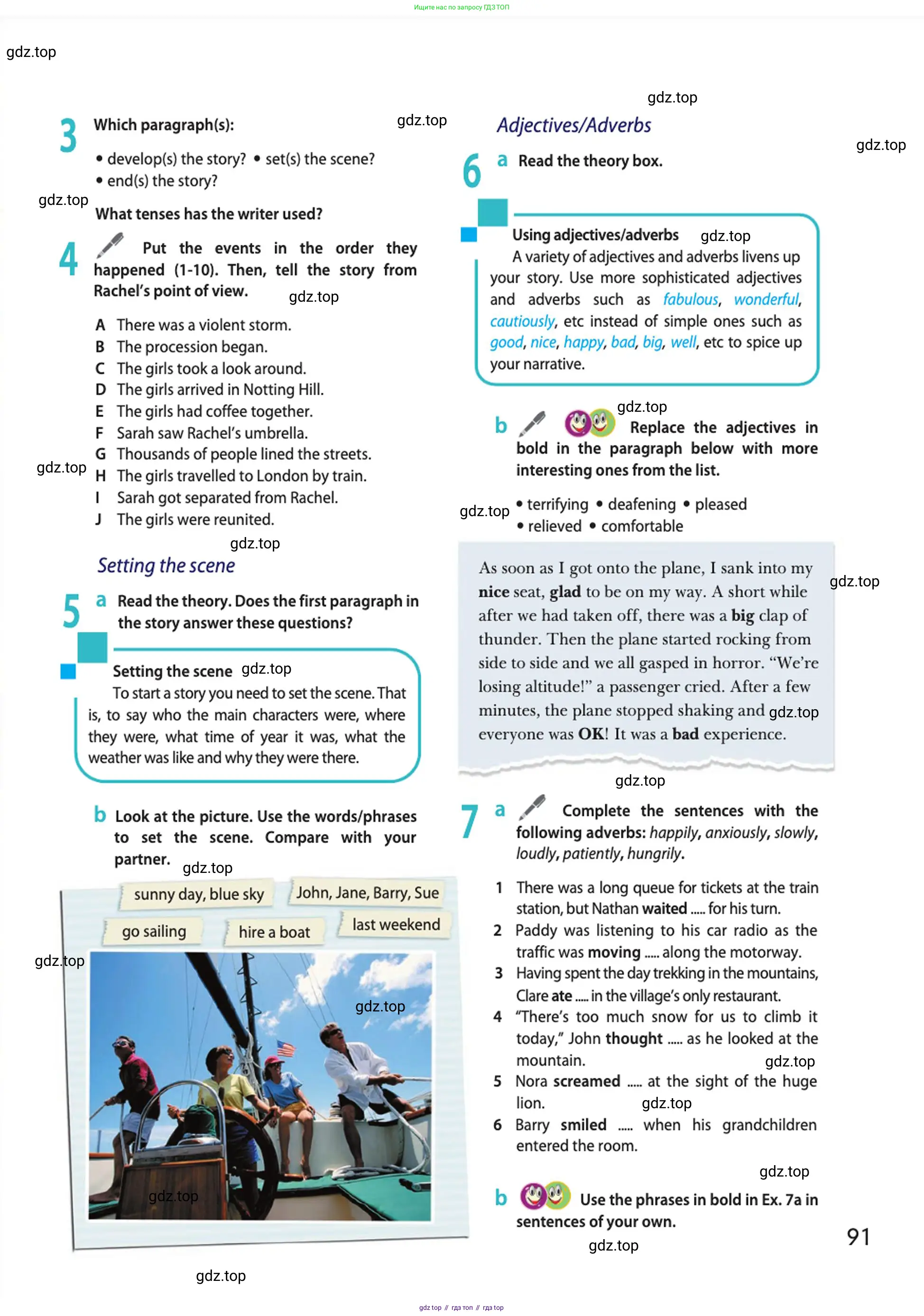 Английский язык (english), 10 класс Учебник (Student's book), авторы: Афанасьева Ольга Васильевна (Afanasyeva Olga), Дули Дженни (Dooley Jenny), Михеева Ирина Владимировна (Mikheeva Irina), Оби Боб (Obee Bob), Эванс Вирджиния (Evans Virginia), издательство Просвещение, Москва, 2019, красного цвета, страница 91