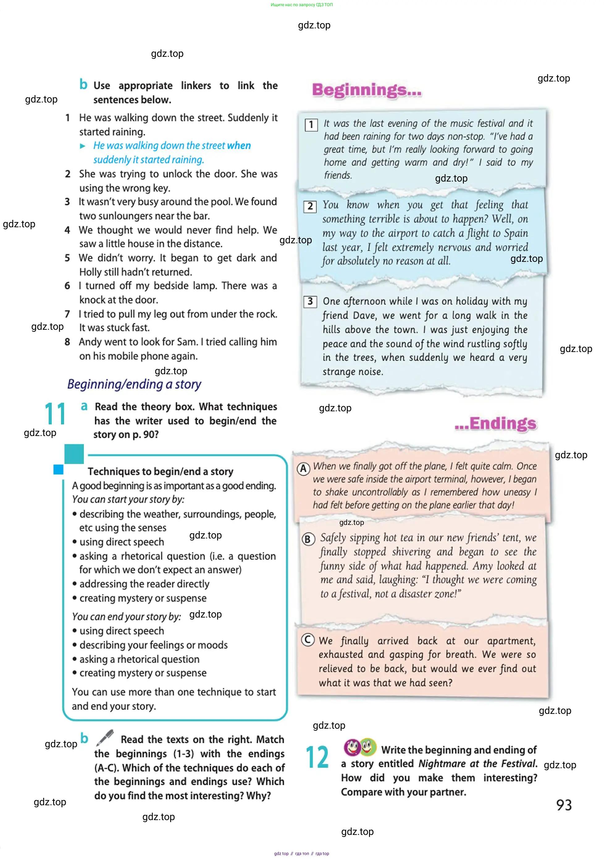 Английский язык (english), 10 класс Учебник (Student's book), авторы: Афанасьева Ольга Васильевна (Afanasyeva Olga), Дули Дженни (Dooley Jenny), Михеева Ирина Владимировна (Mikheeva Irina), Оби Боб (Obee Bob), Эванс Вирджиния (Evans Virginia), издательство Просвещение, Москва, 2019, красного цвета, страница 93