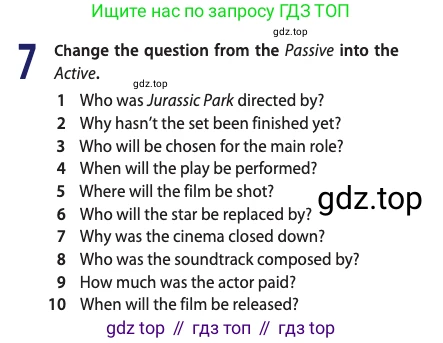 Английский язык (english), 10 класс Учебник (Student's book), авторы: Афанасьева Ольга Васильевна (Afanasyeva Olga), Дули Дженни (Dooley Jenny), Михеева Ирина Владимировна (Mikheeva Irina), Оби Боб (Obee Bob), Эванс Вирджиния (Evans Virginia), издательство Просвещение, Москва, 2019, красного цвета, страница 179, номер 7, Условие