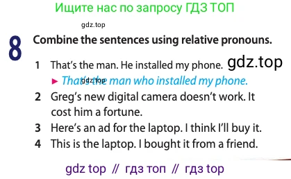 Английский язык (english), 10 класс Учебник (Student's book), авторы: Афанасьева Ольга Васильевна (Afanasyeva Olga), Дули Дженни (Dooley Jenny), Михеева Ирина Владимировна (Mikheeva Irina), Оби Боб (Obee Bob), Эванс Вирджиния (Evans Virginia), издательство Просвещение, Москва, 2019, красного цвета, страница 181, номер 8, Условие