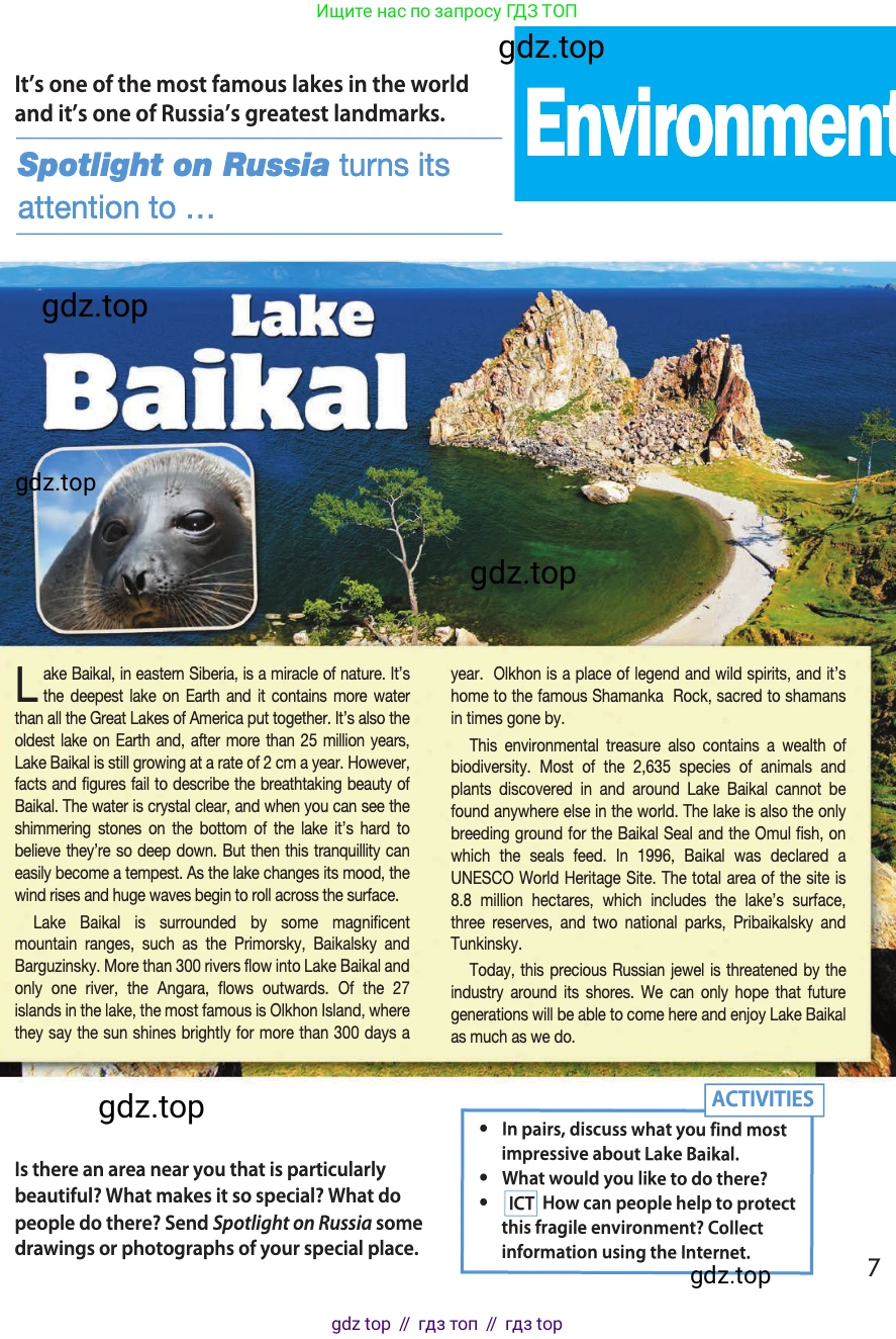 ГДЗ Английский язык (english), 10 класс Учебник (Student's book), авторы: Афанасьева Ольга Васильевна (Afanasyeva Olga), Дули Дженни (Dooley Jenny), Михеева Ирина Владимировна (Mikheeva Irina), Оби Боб (Obee Bob), Эванс Вирджиния (Evans Virginia), издательство Просвещение, Москва, 2019, красного цвета, страница 189, Условие