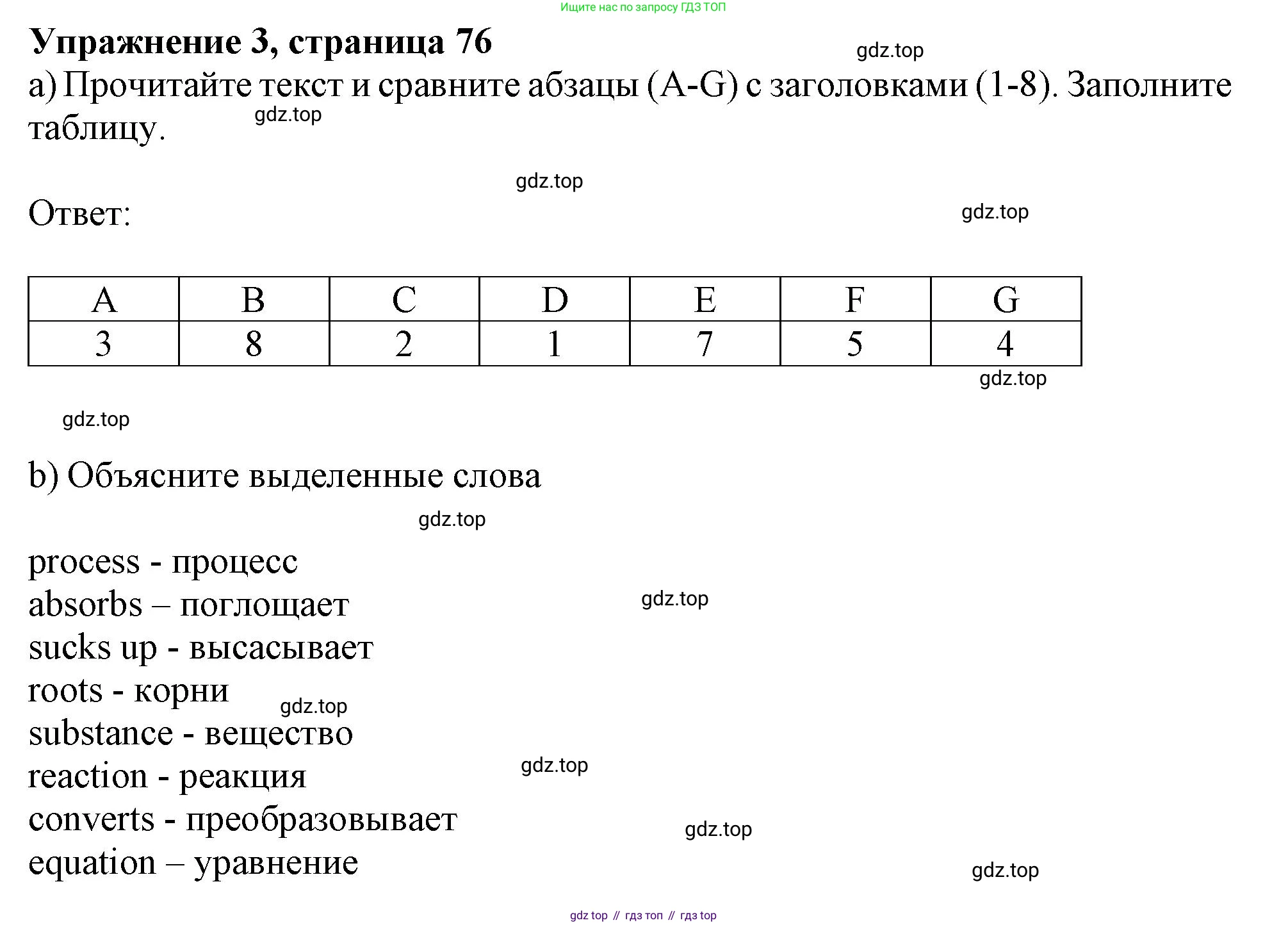 Английский язык (english), 10 класс Учебник (Student's book), авторы: Афанасьева Ольга Васильевна (Afanasyeva Olga), Дули Дженни (Dooley Jenny), Михеева Ирина Владимировна (Mikheeva Irina), Оби Боб (Obee Bob), Эванс Вирджиния (Evans Virginia), издательство Просвещение, Москва, 2019, красного цвета, страница 76, номер 3, Решение 1