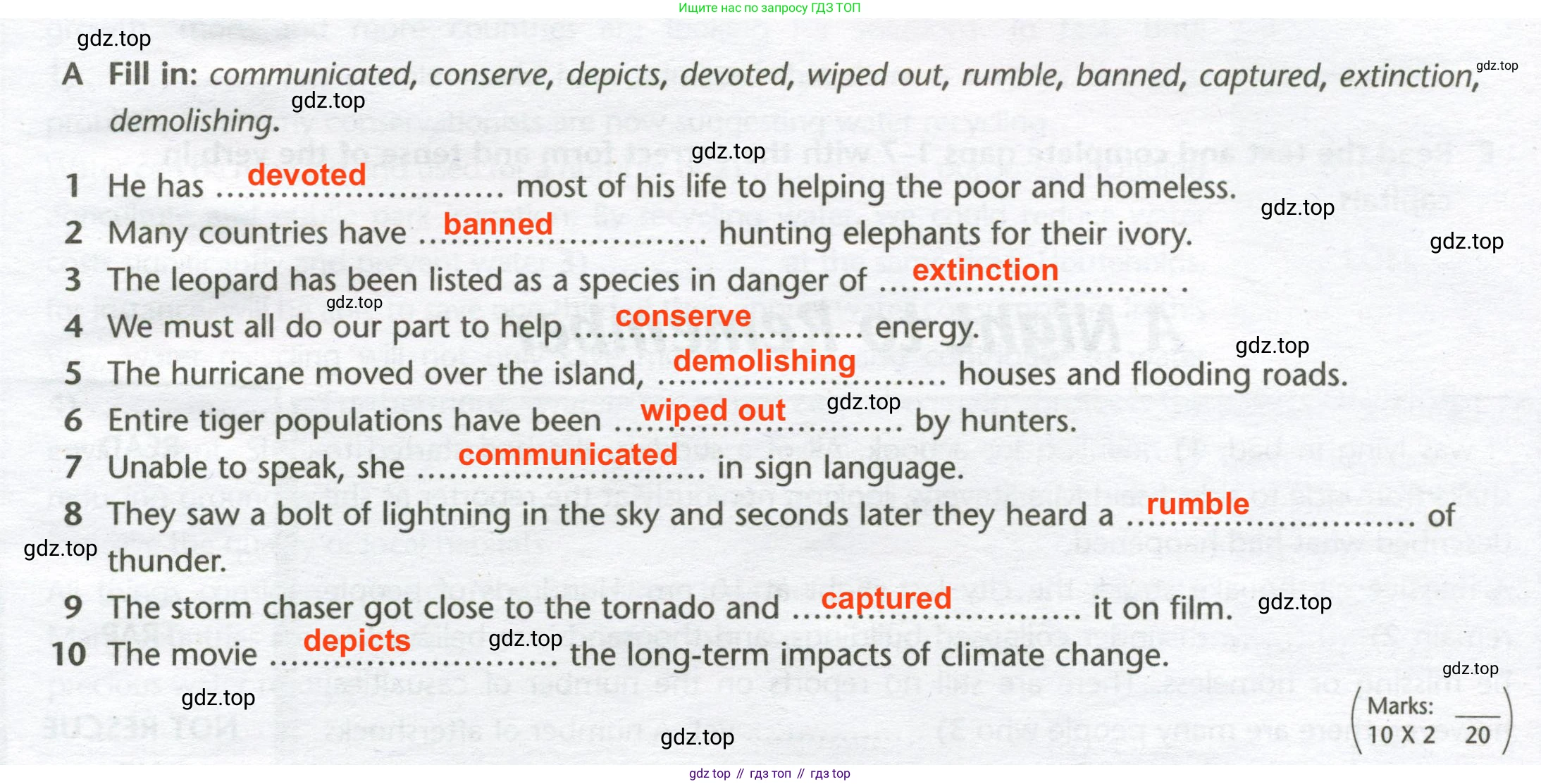 ГДЗ Английский язык (english), 10 класс контрольные задания (test booklet), авторы: Баранова Ксения Михайловна (Baranova Ksenia), Дули Дженни (Dooley Jenny), Копылова Виктория Викторовна (Kopylova Victoria), Мильруд Радислав Петрович (Millrood Radislav), Эванс Вирджиния (Evans Virginia), издательство Просвещение, Москва, 2019, серого цвета, страница 23, номер A, Решение 2