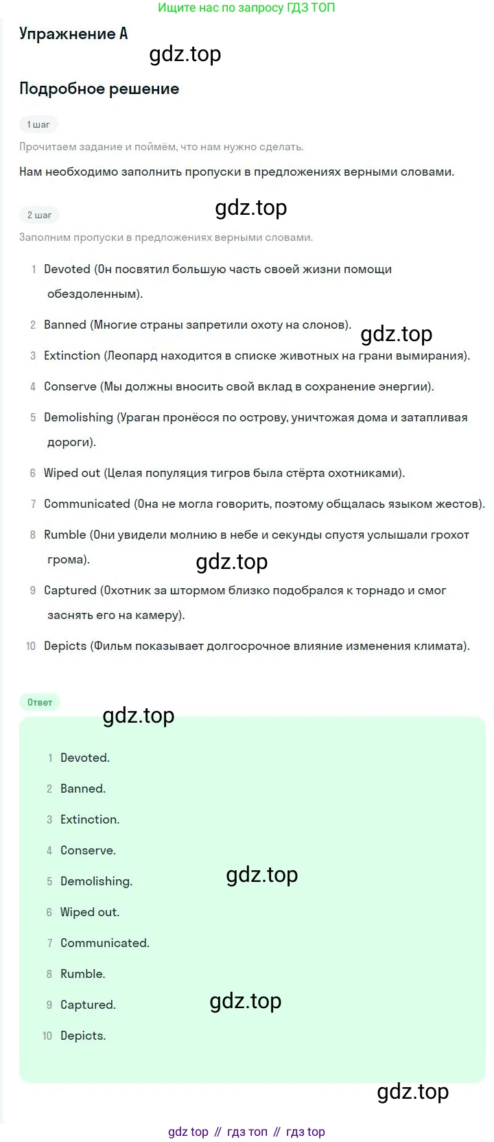 ГДЗ Английский язык (english), 10 класс контрольные задания (test booklet), авторы: Баранова Ксения Михайловна (Baranova Ksenia), Дули Дженни (Dooley Jenny), Копылова Виктория Викторовна (Kopylova Victoria), Мильруд Радислав Петрович (Millrood Radislav), Эванс Вирджиния (Evans Virginia), издательство Просвещение, Москва, 2019, серого цвета, страница 23, номер A, Решение 3