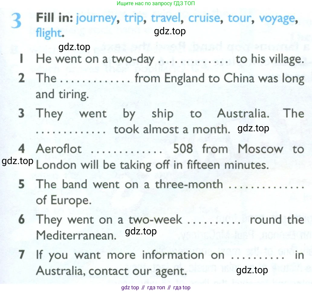 Английский язык (english), 10 класс Рабочая тетрадь (workbook), авторы: Баранова Ксения Михайловна (Baranova Ksenia), Дули Дженни (Dooley Jenny), Копылова Виктория Викторовна (Kopylova Victoria), Мильруд Радислав Петрович (Millrood Radislav), Эванс Вирджиния (Evans Virginia), издательство Просвещение, Москва, 2019, белого цвета, страница 9, номер 3, Условие