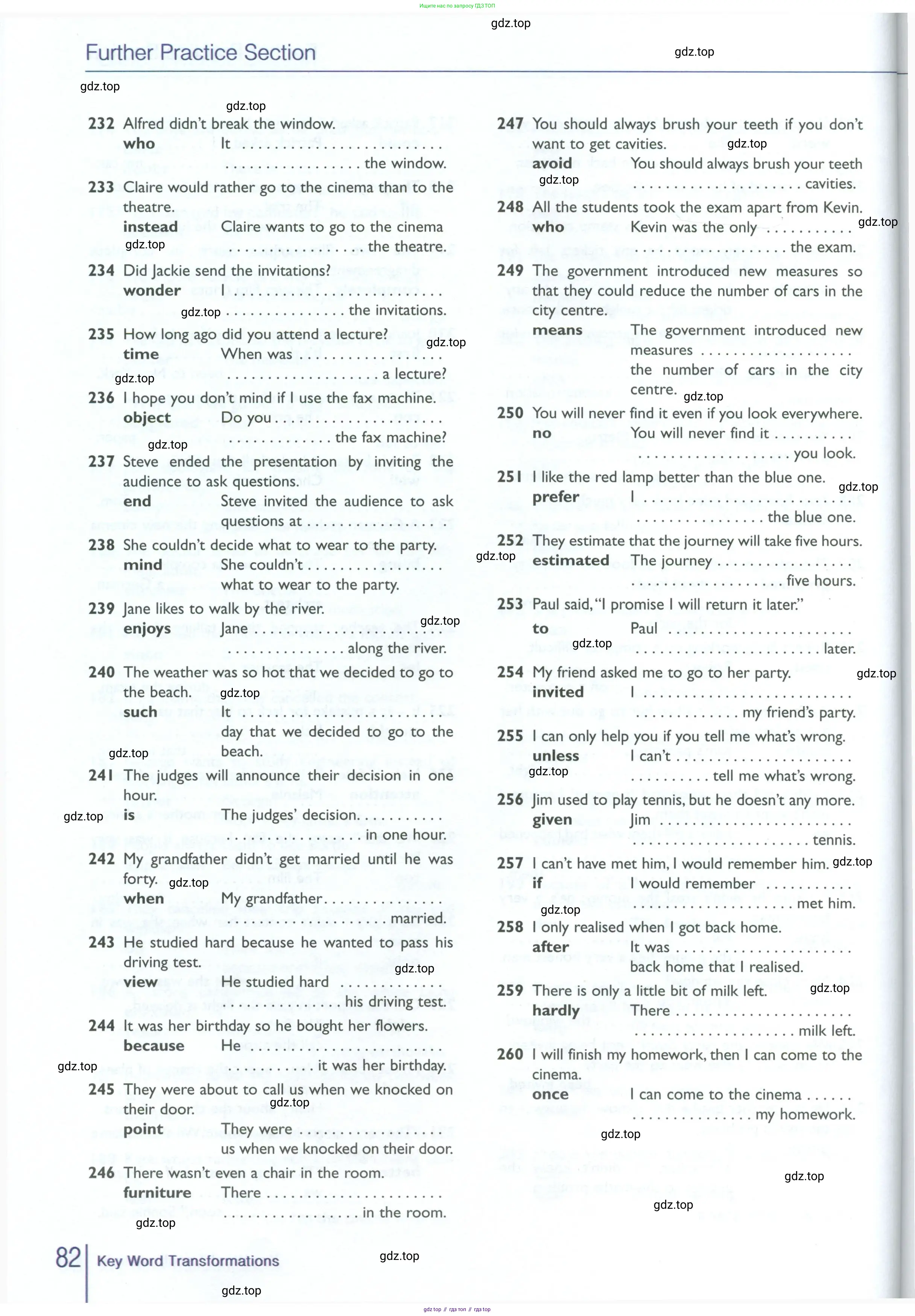 Английский язык (english), 10 класс Рабочая тетрадь (workbook), авторы: Баранова Ксения Михайловна (Baranova Ksenia), Дули Дженни (Dooley Jenny), Копылова Виктория Викторовна (Kopylova Victoria), Мильруд Радислав Петрович (Millrood Radislav), Эванс Вирджиния (Evans Virginia), издательство Просвещение, Москва, 2019, белого цвета, страница 82