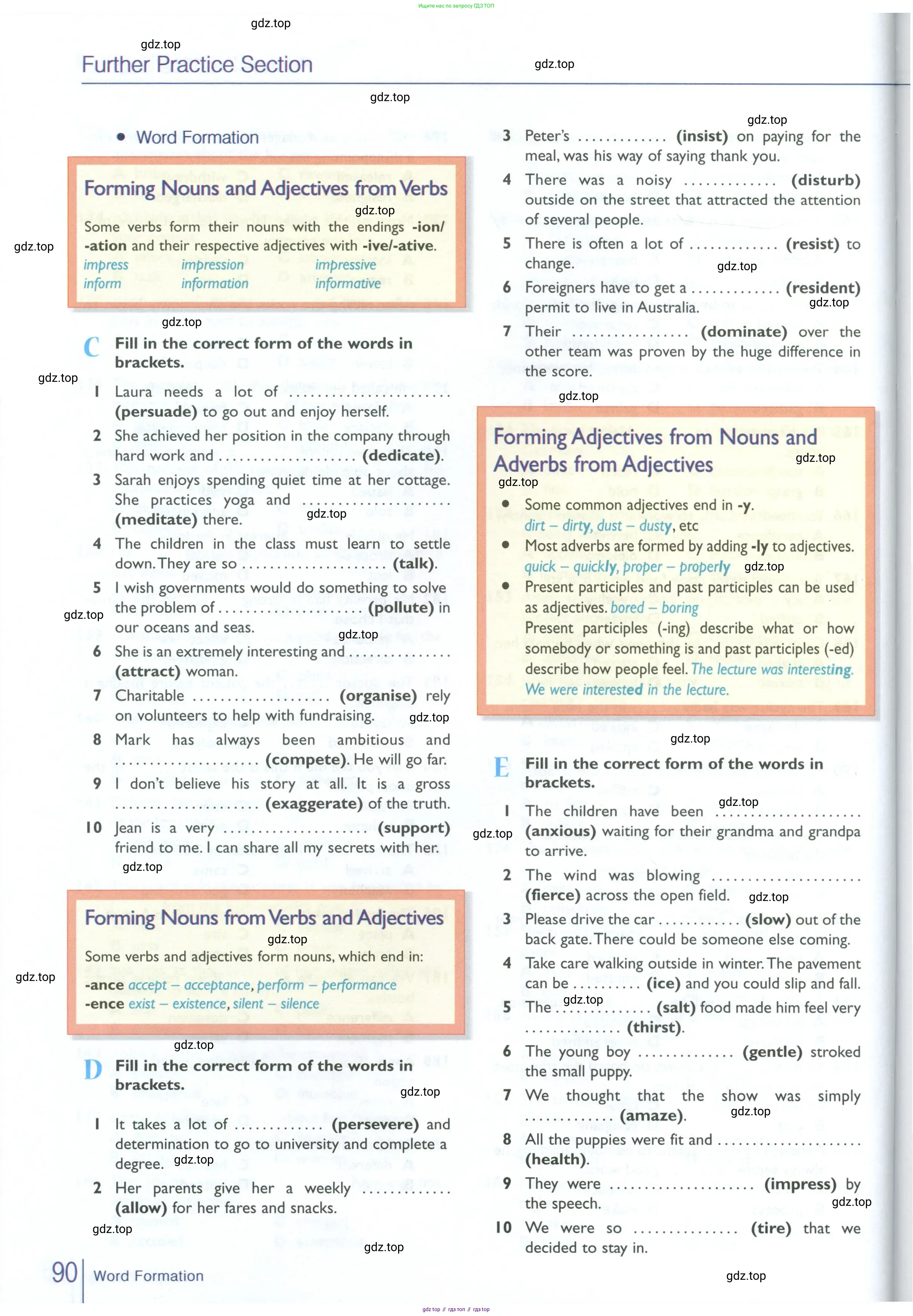 Английский язык (english), 10 класс Рабочая тетрадь (workbook), авторы: Баранова Ксения Михайловна (Baranova Ksenia), Дули Дженни (Dooley Jenny), Копылова Виктория Викторовна (Kopylova Victoria), Мильруд Радислав Петрович (Millrood Radislav), Эванс Вирджиния (Evans Virginia), издательство Просвещение, Москва, 2019, белого цвета, страница 90
