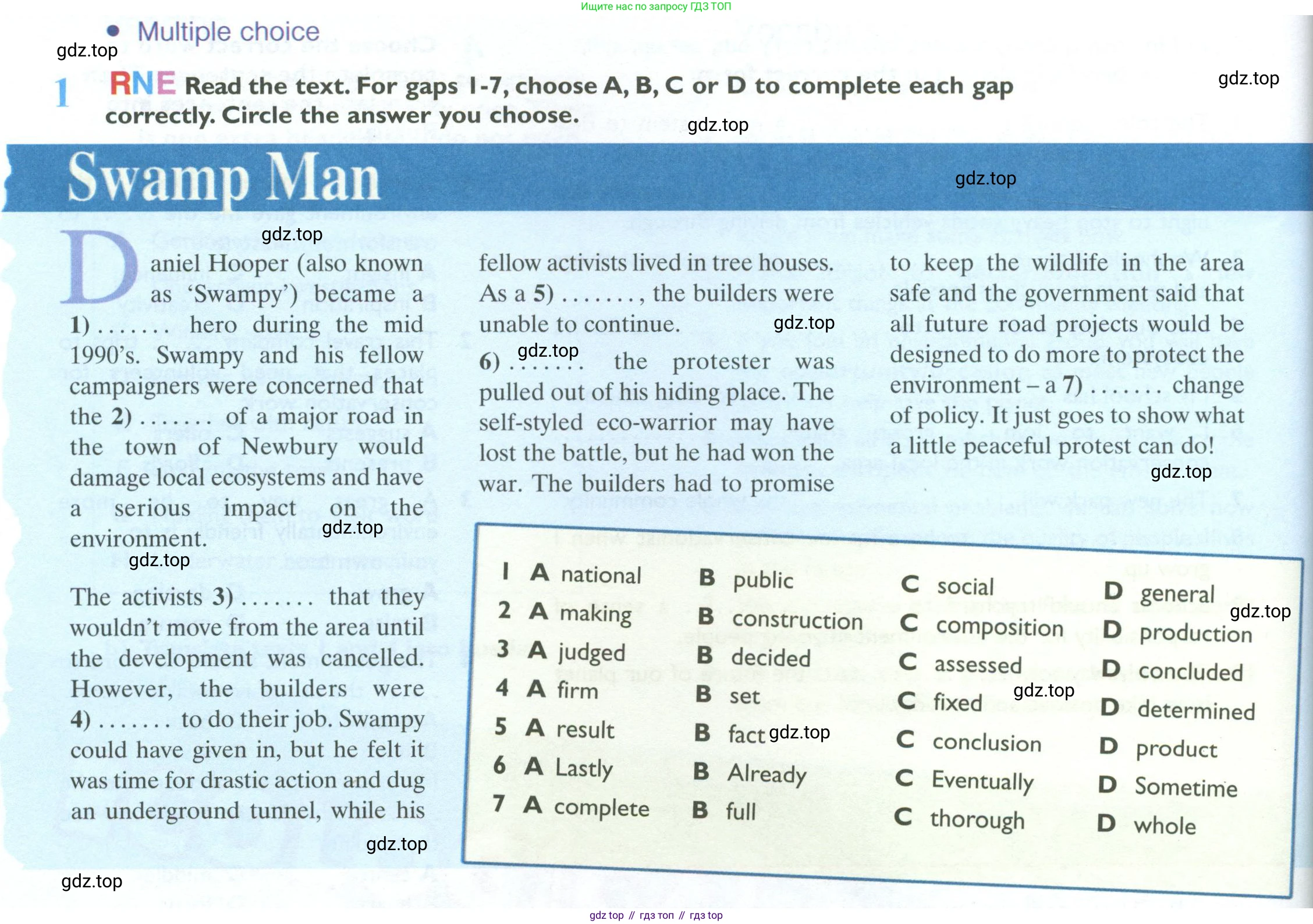 Английский язык (english), 10 класс Рабочая тетрадь (workbook), авторы: Баранова Ксения Михайловна (Baranova Ksenia), Дули Дженни (Dooley Jenny), Копылова Виктория Викторовна (Kopylova Victoria), Мильруд Радислав Петрович (Millrood Radislav), Эванс Вирджиния (Evans Virginia), издательство Просвещение, Москва, 2019, белого цвета, страница 54, номер 1, Условие