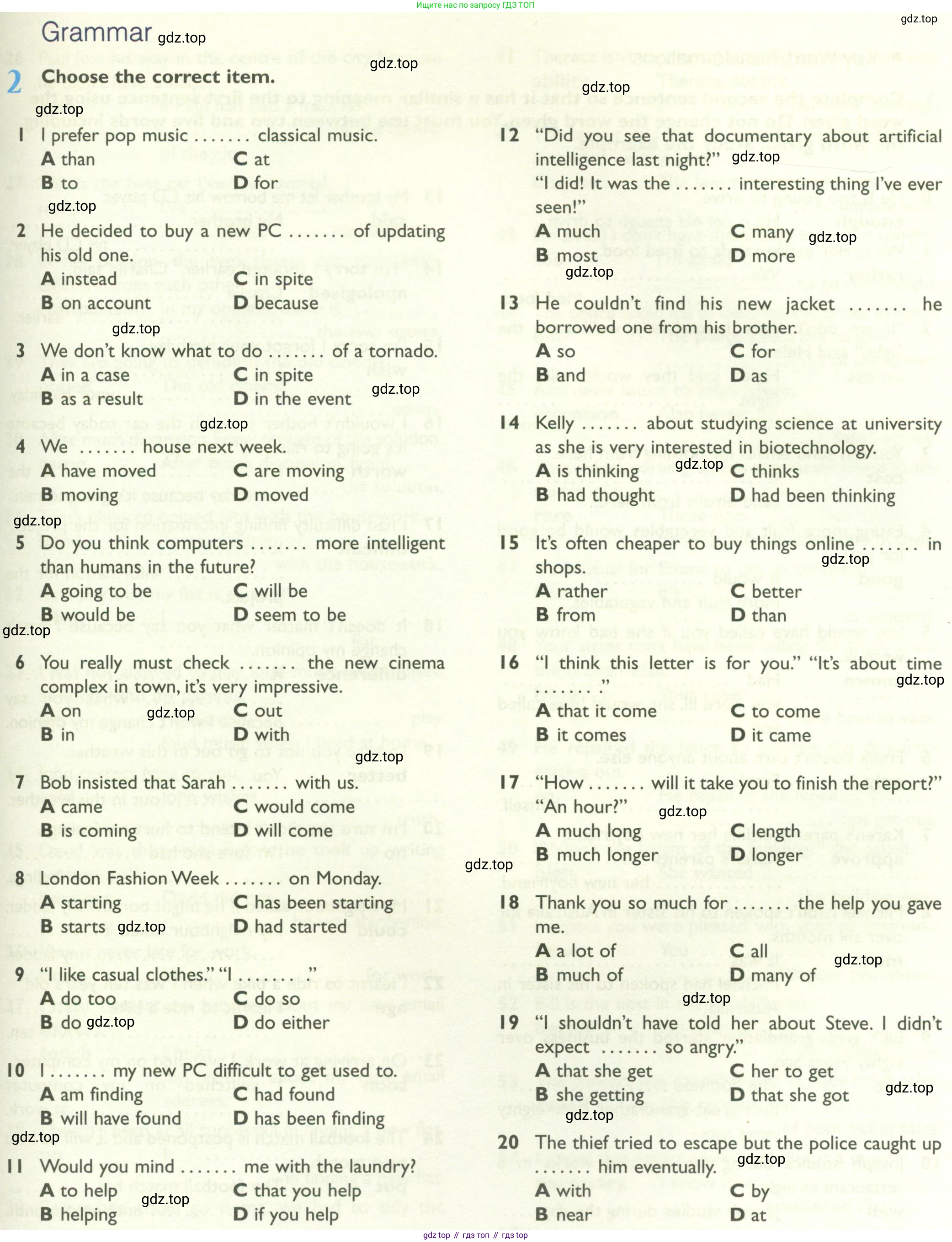 Английский язык (english), 10 класс Рабочая тетрадь (workbook), авторы: Баранова Ксения Михайловна (Baranova Ksenia), Дули Дженни (Dooley Jenny), Копылова Виктория Викторовна (Kopylova Victoria), Мильруд Радислав Петрович (Millrood Radislav), Эванс Вирджиния (Evans Virginia), издательство Просвещение, Москва, 2019, белого цвета, страница 73, номер 2, Условие