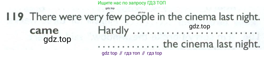 ГДЗ Английский язык (english), 10 класс Рабочая тетрадь (workbook), авторы: Баранова Ксения Михайловна (Baranova Ksenia), Дули Дженни (Dooley Jenny), Копылова Виктория Викторовна (Kopylova Victoria), Мильруд Радислав Петрович (Millrood Radislav), Эванс Вирджиния (Evans Virginia), издательство Просвещение, Москва, 2019, белого цвета, страница 78, номер 119, Условие