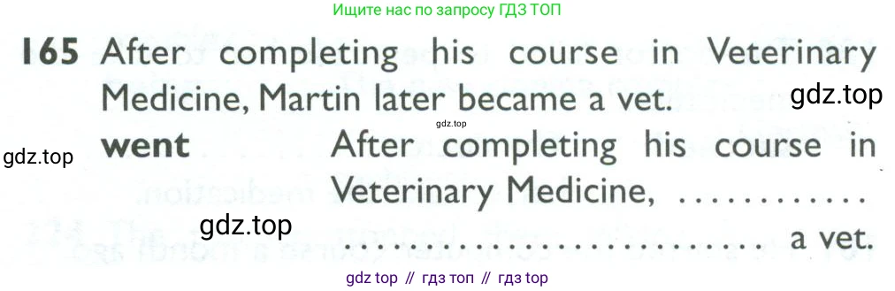 ГДЗ Английский язык (english), 10 класс Рабочая тетрадь (workbook), авторы: Баранова Ксения Михайловна (Baranova Ksenia), Дули Дженни (Dooley Jenny), Копылова Виктория Викторовна (Kopylova Victoria), Мильруд Радислав Петрович (Millrood Radislav), Эванс Вирджиния (Evans Virginia), издательство Просвещение, Москва, 2019, белого цвета, страница 79, номер 165, Условие