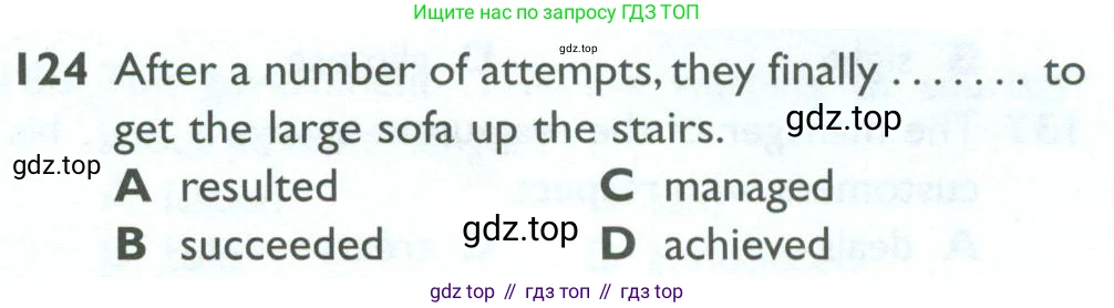 ГДЗ Английский язык (english), 10 класс Рабочая тетрадь (workbook), авторы: Баранова Ксения Михайловна (Baranova Ksenia), Дули Дженни (Dooley Jenny), Копылова Виктория Викторовна (Kopylova Victoria), Мильруд Радислав Петрович (Millrood Radislav), Эванс Вирджиния (Evans Virginia), издательство Просвещение, Москва, 2019, белого цвета, страница 87, номер 124, Условие