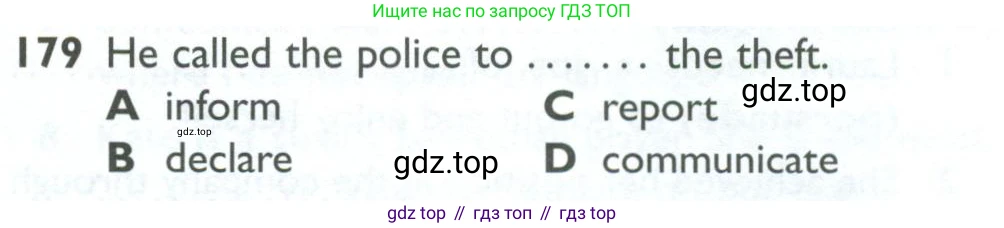 ГДЗ Английский язык (english), 10 класс Рабочая тетрадь (workbook), авторы: Баранова Ксения Михайловна (Baranova Ksenia), Дули Дженни (Dooley Jenny), Копылова Виктория Викторовна (Kopylova Victoria), Мильруд Радислав Петрович (Millrood Radislav), Эванс Вирджиния (Evans Virginia), издательство Просвещение, Москва, 2019, белого цвета, страница 89, номер 179, Условие