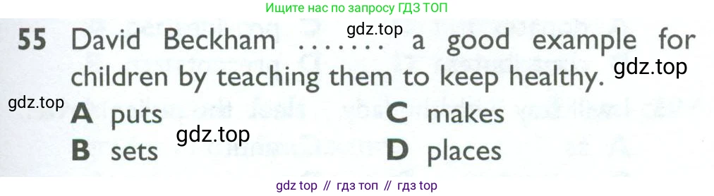 ГДЗ Английский язык (english), 10 класс Рабочая тетрадь (workbook), авторы: Баранова Ксения Михайловна (Baranova Ksenia), Дули Дженни (Dooley Jenny), Копылова Виктория Викторовна (Kopylova Victoria), Мильруд Радислав Петрович (Millrood Radislav), Эванс Вирджиния (Evans Virginia), издательство Просвещение, Москва, 2019, белого цвета, страница 85, номер 55, Условие