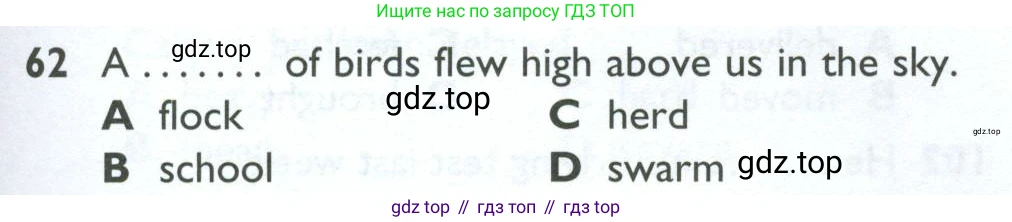 ГДЗ Английский язык (english), 10 класс Рабочая тетрадь (workbook), авторы: Баранова Ксения Михайловна (Baranova Ksenia), Дули Дженни (Dooley Jenny), Копылова Виктория Викторовна (Kopylova Victoria), Мильруд Радислав Петрович (Millrood Radislav), Эванс Вирджиния (Evans Virginia), издательство Просвещение, Москва, 2019, белого цвета, страница 85, номер 62, Условие