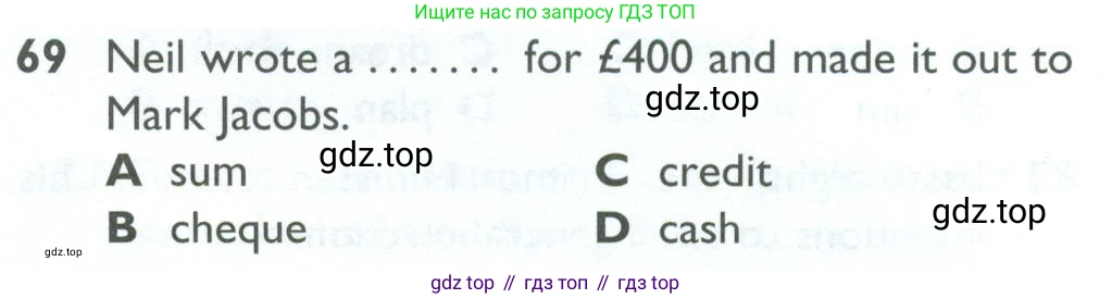ГДЗ Английский язык (english), 10 класс Рабочая тетрадь (workbook), авторы: Баранова Ксения Михайловна (Baranova Ksenia), Дули Дженни (Dooley Jenny), Копылова Виктория Викторовна (Kopylova Victoria), Мильруд Радислав Петрович (Millrood Radislav), Эванс Вирджиния (Evans Virginia), издательство Просвещение, Москва, 2019, белого цвета, страница 85, номер 69, Условие