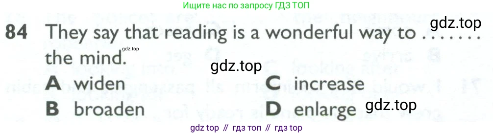 ГДЗ Английский язык (english), 10 класс Рабочая тетрадь (workbook), авторы: Баранова Ксения Михайловна (Baranova Ksenia), Дули Дженни (Dooley Jenny), Копылова Виктория Викторовна (Kopylova Victoria), Мильруд Радислав Петрович (Millrood Radislav), Эванс Вирджиния (Evans Virginia), издательство Просвещение, Москва, 2019, белого цвета, страница 86, номер 84, Условие