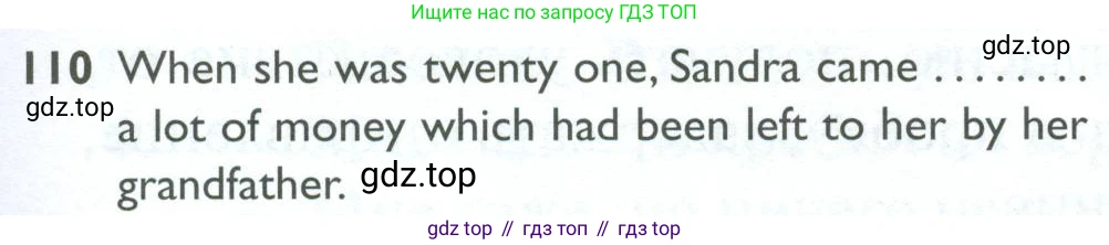 ГДЗ Английский язык (english), 10 класс Рабочая тетрадь (workbook), авторы: Баранова Ксения Михайловна (Baranova Ksenia), Дули Дженни (Dooley Jenny), Копылова Виктория Викторовна (Kopylova Victoria), Мильруд Радислав Петрович (Millrood Radislav), Эванс Вирджиния (Evans Virginia), издательство Просвещение, Москва, 2019, белого цвета, страница 101, номер 110, Условие