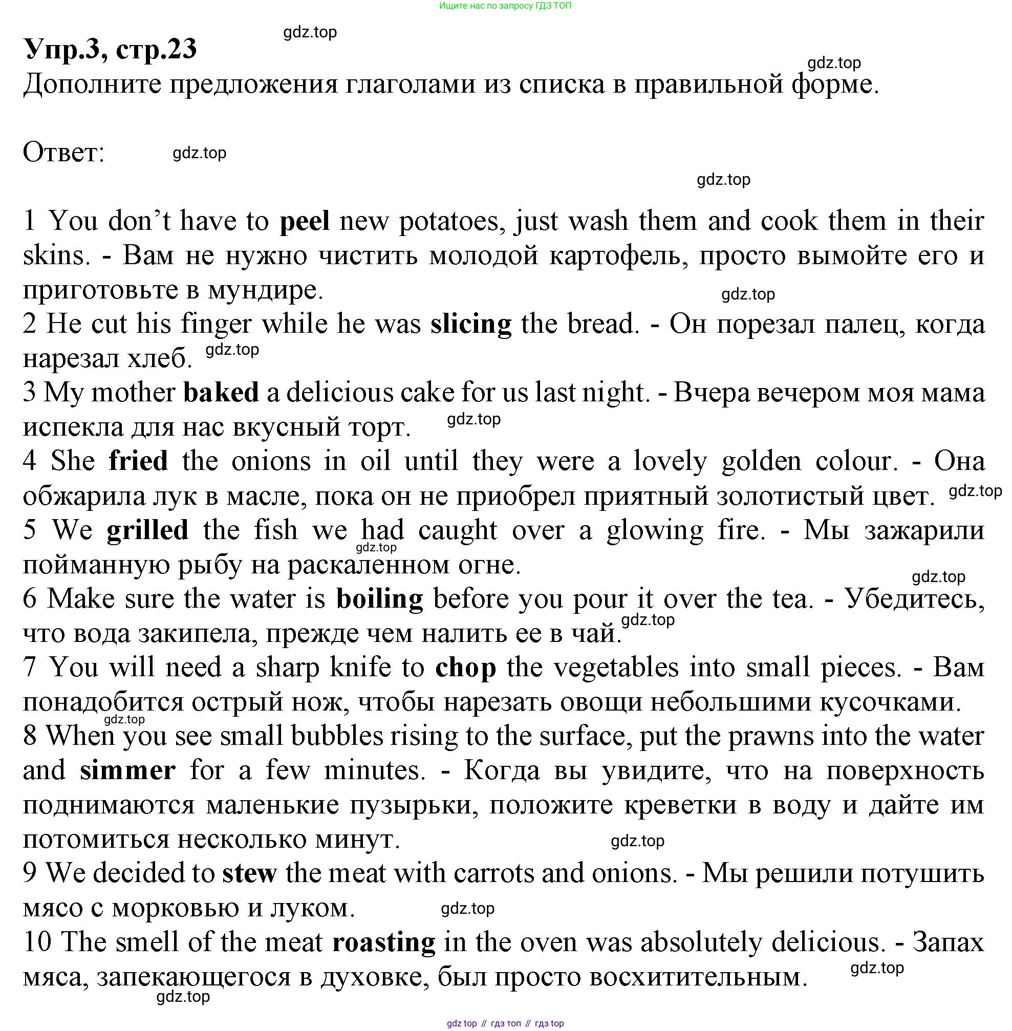 Английский язык (english), 10 класс Рабочая тетрадь (workbook), авторы: Баранова Ксения Михайловна (Baranova Ksenia), Дули Дженни (Dooley Jenny), Копылова Виктория Викторовна (Kopylova Victoria), Мильруд Радислав Петрович (Millrood Radislav), Эванс Вирджиния (Evans Virginia), издательство Просвещение, Москва, 2019, белого цвета, страница 23, номер 3, Решение 1