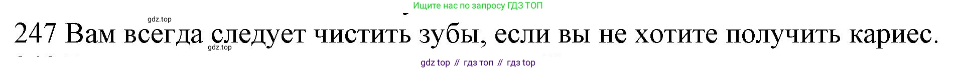 ГДЗ Английский язык (english), 10 класс Рабочая тетрадь (workbook), авторы: Баранова Ксения Михайловна (Baranova Ksenia), Дули Дженни (Dooley Jenny), Копылова Виктория Викторовна (Kopylova Victoria), Мильруд Радислав Петрович (Millrood Radislav), Эванс Вирджиния (Evans Virginia), издательство Просвещение, Москва, 2019, белого цвета, страница 82, номер 247, Решение 1