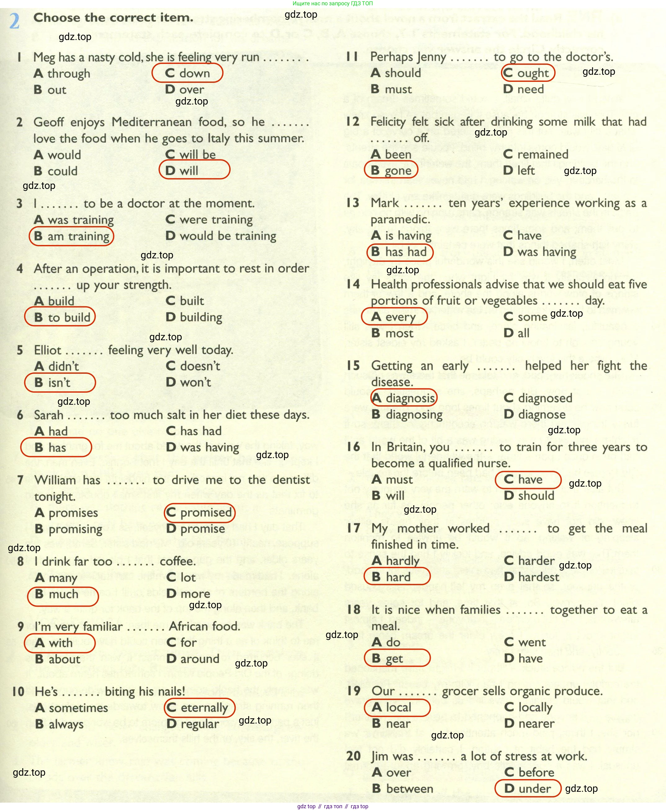 Английский язык (english), 10 класс Рабочая тетрадь (workbook), авторы: Баранова Ксения Михайловна (Baranova Ksenia), Дули Дженни (Dooley Jenny), Копылова Виктория Викторовна (Kopylova Victoria), Мильруд Радислав Петрович (Millrood Radislav), Эванс Вирджиния (Evans Virginia), издательство Просвещение, Москва, 2019, белого цвета, страница 31, номер 2, Решение 2