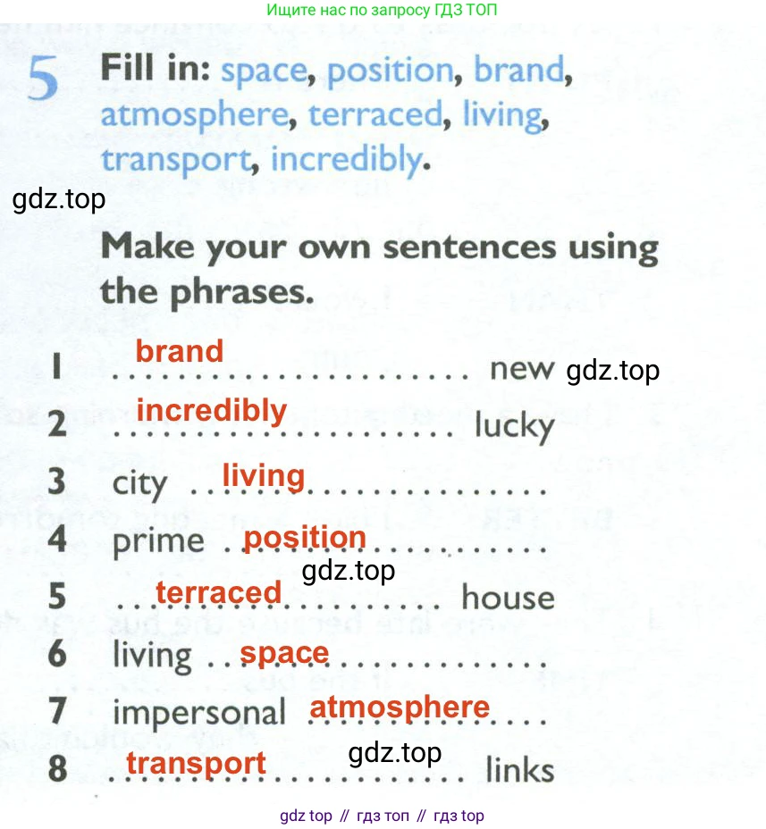 Английский язык (english), 10 класс Рабочая тетрадь (workbook), авторы: Баранова Ксения Михайловна (Baranova Ksenia), Дули Дженни (Dooley Jenny), Копылова Виктория Викторовна (Kopylova Victoria), Мильруд Радислав Петрович (Millrood Radislav), Эванс Вирджиния (Evans Virginia), издательство Просвещение, Москва, 2019, белого цвета, страница 67, номер 5, Решение 2