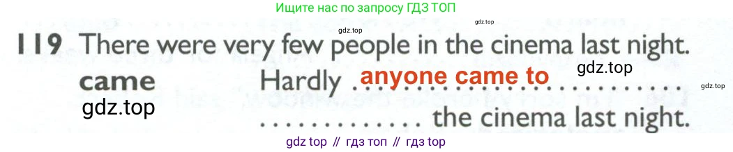 ГДЗ Английский язык (english), 10 класс Рабочая тетрадь (workbook), авторы: Баранова Ксения Михайловна (Baranova Ksenia), Дули Дженни (Dooley Jenny), Копылова Виктория Викторовна (Kopylova Victoria), Мильруд Радислав Петрович (Millrood Radislav), Эванс Вирджиния (Evans Virginia), издательство Просвещение, Москва, 2019, белого цвета, страница 78, номер 119, Решение 2