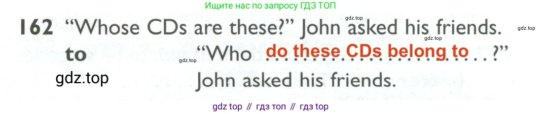 ГДЗ Английский язык (english), 10 класс Рабочая тетрадь (workbook), авторы: Баранова Ксения Михайловна (Baranova Ksenia), Дули Дженни (Dooley Jenny), Копылова Виктория Викторовна (Kopylova Victoria), Мильруд Радислав Петрович (Millrood Radislav), Эванс Вирджиния (Evans Virginia), издательство Просвещение, Москва, 2019, белого цвета, страница 79, номер 162, Решение 2