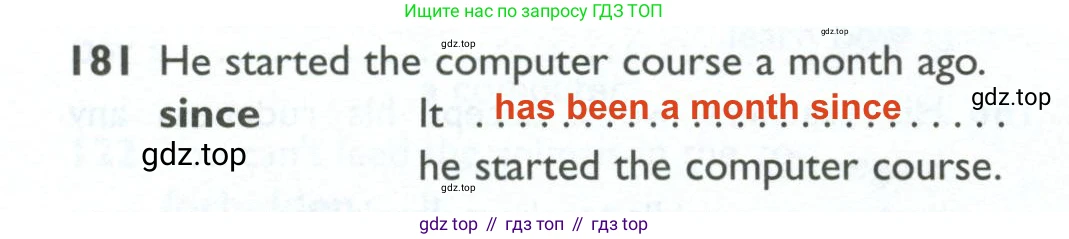 ГДЗ Английский язык (english), 10 класс Рабочая тетрадь (workbook), авторы: Баранова Ксения Михайловна (Baranova Ksenia), Дули Дженни (Dooley Jenny), Копылова Виктория Викторовна (Kopylova Victoria), Мильруд Радислав Петрович (Millrood Radislav), Эванс Вирджиния (Evans Virginia), издательство Просвещение, Москва, 2019, белого цвета, страница 80, номер 181, Решение 2