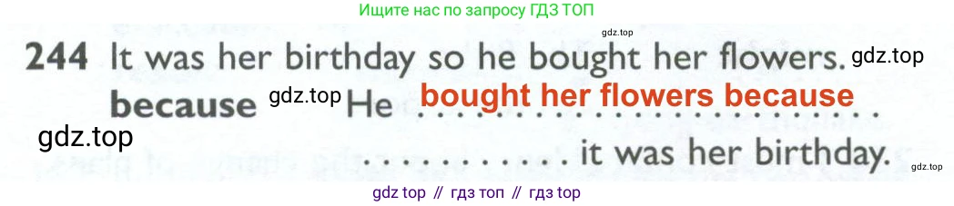 ГДЗ Английский язык (english), 10 класс Рабочая тетрадь (workbook), авторы: Баранова Ксения Михайловна (Baranova Ksenia), Дули Дженни (Dooley Jenny), Копылова Виктория Викторовна (Kopylova Victoria), Мильруд Радислав Петрович (Millrood Radislav), Эванс Вирджиния (Evans Virginia), издательство Просвещение, Москва, 2019, белого цвета, страница 82, номер 244, Решение 2