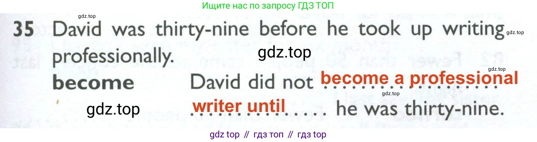 ГДЗ Английский язык (english), 10 класс Рабочая тетрадь (workbook), авторы: Баранова Ксения Михайловна (Baranova Ksenia), Дули Дженни (Dooley Jenny), Копылова Виктория Викторовна (Kopylova Victoria), Мильруд Радислав Петрович (Millrood Radislav), Эванс Вирджиния (Evans Virginia), издательство Просвещение, Москва, 2019, белого цвета, страница 75, номер 35, Решение 2