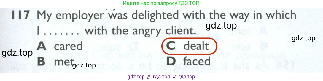 ГДЗ Английский язык (english), 10 класс Рабочая тетрадь (workbook), авторы: Баранова Ксения Михайловна (Baranova Ksenia), Дули Дженни (Dooley Jenny), Копылова Виктория Викторовна (Kopylova Victoria), Мильруд Радислав Петрович (Millrood Radislav), Эванс Вирджиния (Evans Virginia), издательство Просвещение, Москва, 2019, белого цвета, страница 87, номер 117, Решение 2