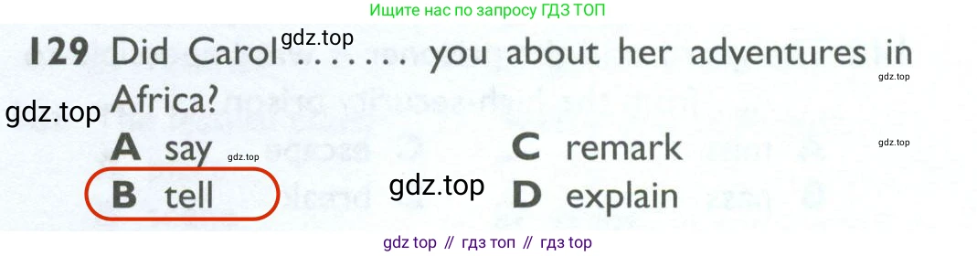 ГДЗ Английский язык (english), 10 класс Рабочая тетрадь (workbook), авторы: Баранова Ксения Михайловна (Baranova Ksenia), Дули Дженни (Dooley Jenny), Копылова Виктория Викторовна (Kopylova Victoria), Мильруд Радислав Петрович (Millrood Radislav), Эванс Вирджиния (Evans Virginia), издательство Просвещение, Москва, 2019, белого цвета, страница 87, номер 129, Решение 2
