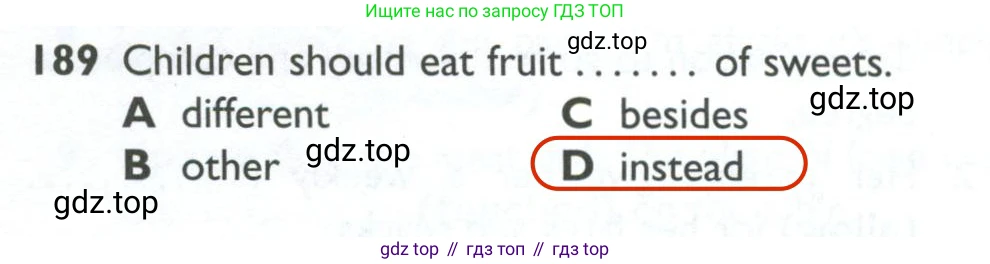 ГДЗ Английский язык (english), 10 класс Рабочая тетрадь (workbook), авторы: Баранова Ксения Михайловна (Baranova Ksenia), Дули Дженни (Dooley Jenny), Копылова Виктория Викторовна (Kopylova Victoria), Мильруд Радислав Петрович (Millrood Radislav), Эванс Вирджиния (Evans Virginia), издательство Просвещение, Москва, 2019, белого цвета, страница 89, номер 189, Решение 2