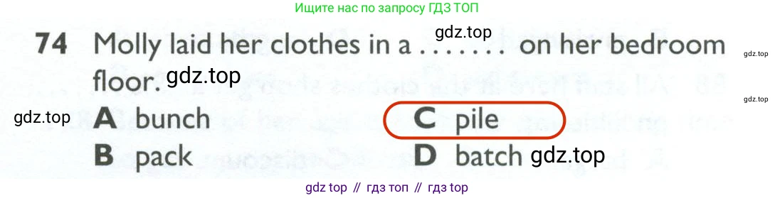 ГДЗ Английский язык (english), 10 класс Рабочая тетрадь (workbook), авторы: Баранова Ксения Михайловна (Baranova Ksenia), Дули Дженни (Dooley Jenny), Копылова Виктория Викторовна (Kopylova Victoria), Мильруд Радислав Петрович (Millrood Radislav), Эванс Вирджиния (Evans Virginia), издательство Просвещение, Москва, 2019, белого цвета, страница 85, номер 74, Решение 2