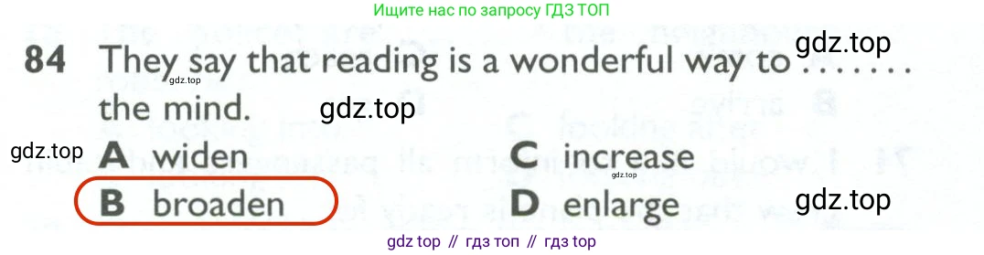 ГДЗ Английский язык (english), 10 класс Рабочая тетрадь (workbook), авторы: Баранова Ксения Михайловна (Baranova Ksenia), Дули Дженни (Dooley Jenny), Копылова Виктория Викторовна (Kopylova Victoria), Мильруд Радислав Петрович (Millrood Radislav), Эванс Вирджиния (Evans Virginia), издательство Просвещение, Москва, 2019, белого цвета, страница 86, номер 84, Решение 2