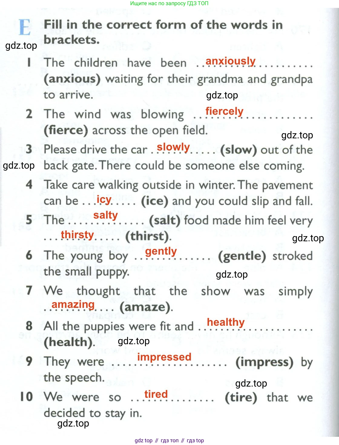 Английский язык (english), 10 класс Рабочая тетрадь (workbook), авторы: Баранова Ксения Михайловна (Baranova Ksenia), Дули Дженни (Dooley Jenny), Копылова Виктория Викторовна (Kopylova Victoria), Мильруд Радислав Петрович (Millrood Radislav), Эванс Вирджиния (Evans Virginia), издательство Просвещение, Москва, 2019, белого цвета, страница 90, номер E, Решение 2