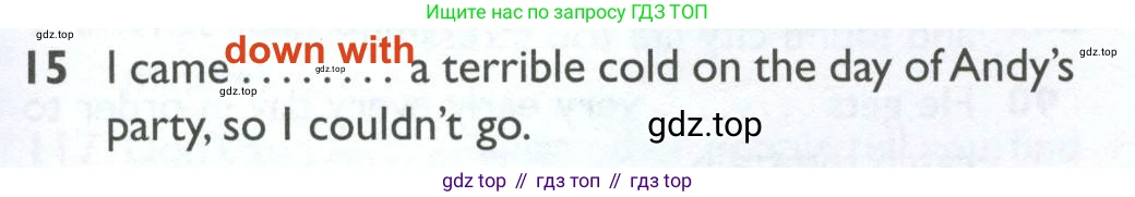 ГДЗ Английский язык (english), 10 класс Рабочая тетрадь (workbook), авторы: Баранова Ксения Михайловна (Baranova Ksenia), Дули Дженни (Dooley Jenny), Копылова Виктория Викторовна (Kopylova Victoria), Мильруд Радислав Петрович (Millrood Radislav), Эванс Вирджиния (Evans Virginia), издательство Просвещение, Москва, 2019, белого цвета, страница 99, номер 15, Решение 2