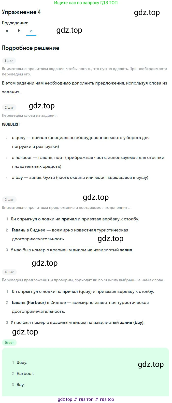 Английский язык (english), 10 класс Рабочая тетрадь (workbook), авторы: Баранова Ксения Михайловна (Baranova Ksenia), Дули Дженни (Dooley Jenny), Копылова Виктория Викторовна (Kopylova Victoria), Мильруд Радислав Петрович (Millrood Radislav), Эванс Вирджиния (Evans Virginia), издательство Просвещение, Москва, 2019, белого цвета, страница 33, номер 4, Решение 3 (продолжение 3)