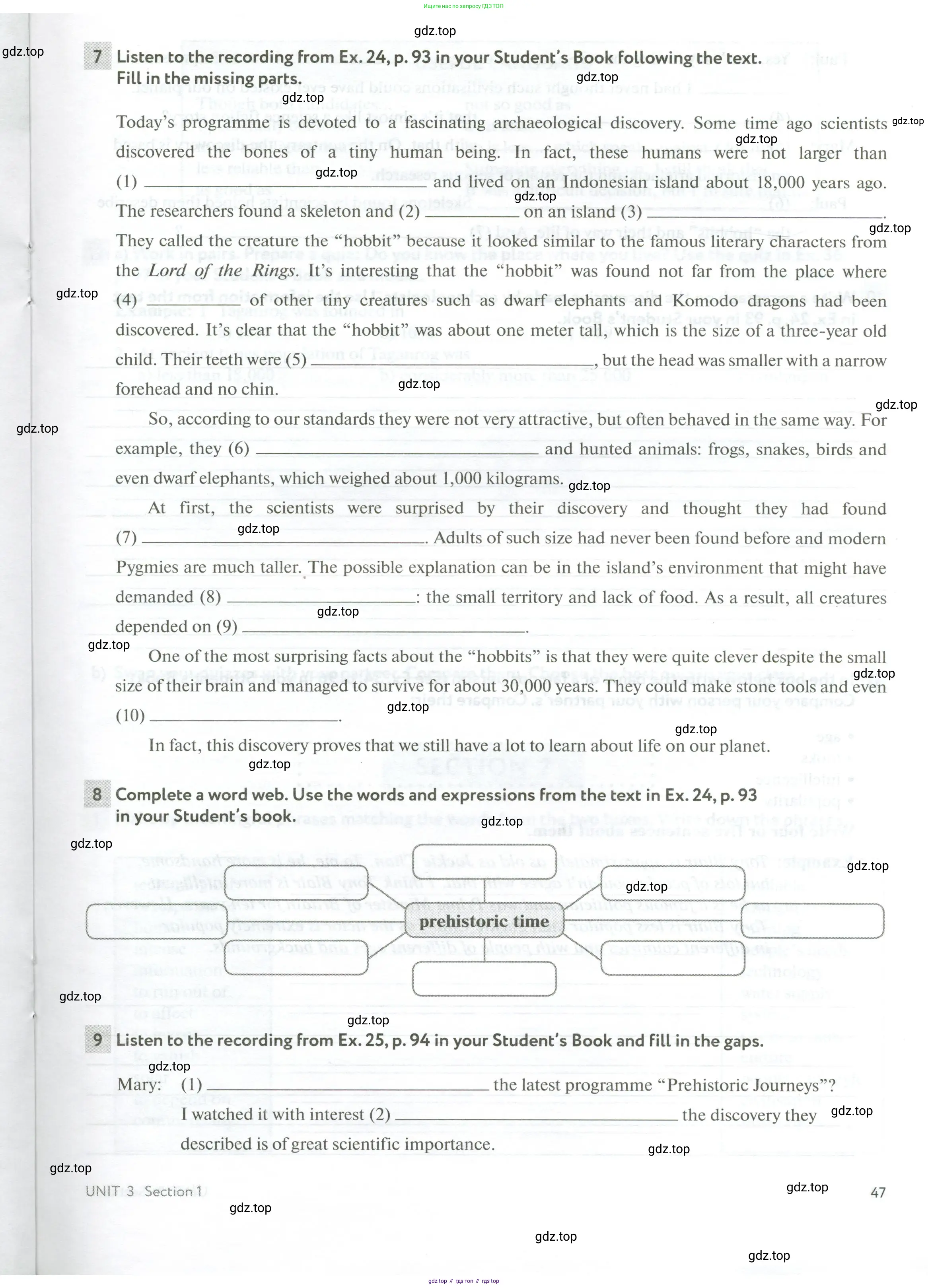 Английский язык (english), 10 класс рабочая тетрадь с контрольными работами (workbook + tests), авторы: Биболетова Мерем Забатовна, Бабушис Елена Евгеньевна, Снежко Надежда Дмитриевна, издательство Просвещение, Москва, 2021, оранжевого цвета, страница 47