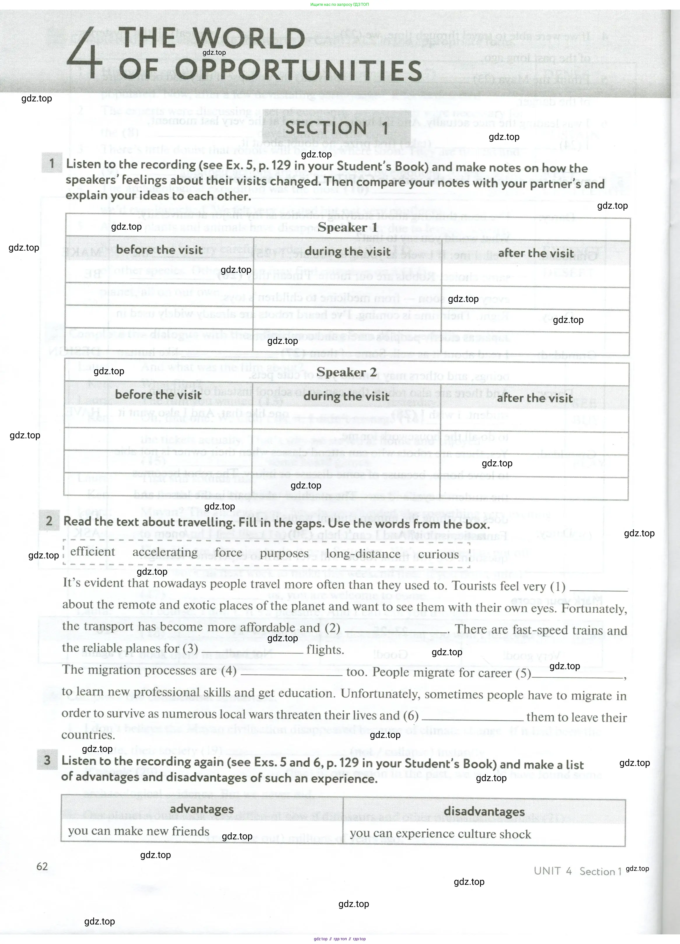 Английский язык (english), 10 класс рабочая тетрадь с контрольными работами (workbook + tests), авторы: Биболетова Мерем Забатовна, Бабушис Елена Евгеньевна, Снежко Надежда Дмитриевна, издательство Просвещение, Москва, 2021, оранжевого цвета, страница 62